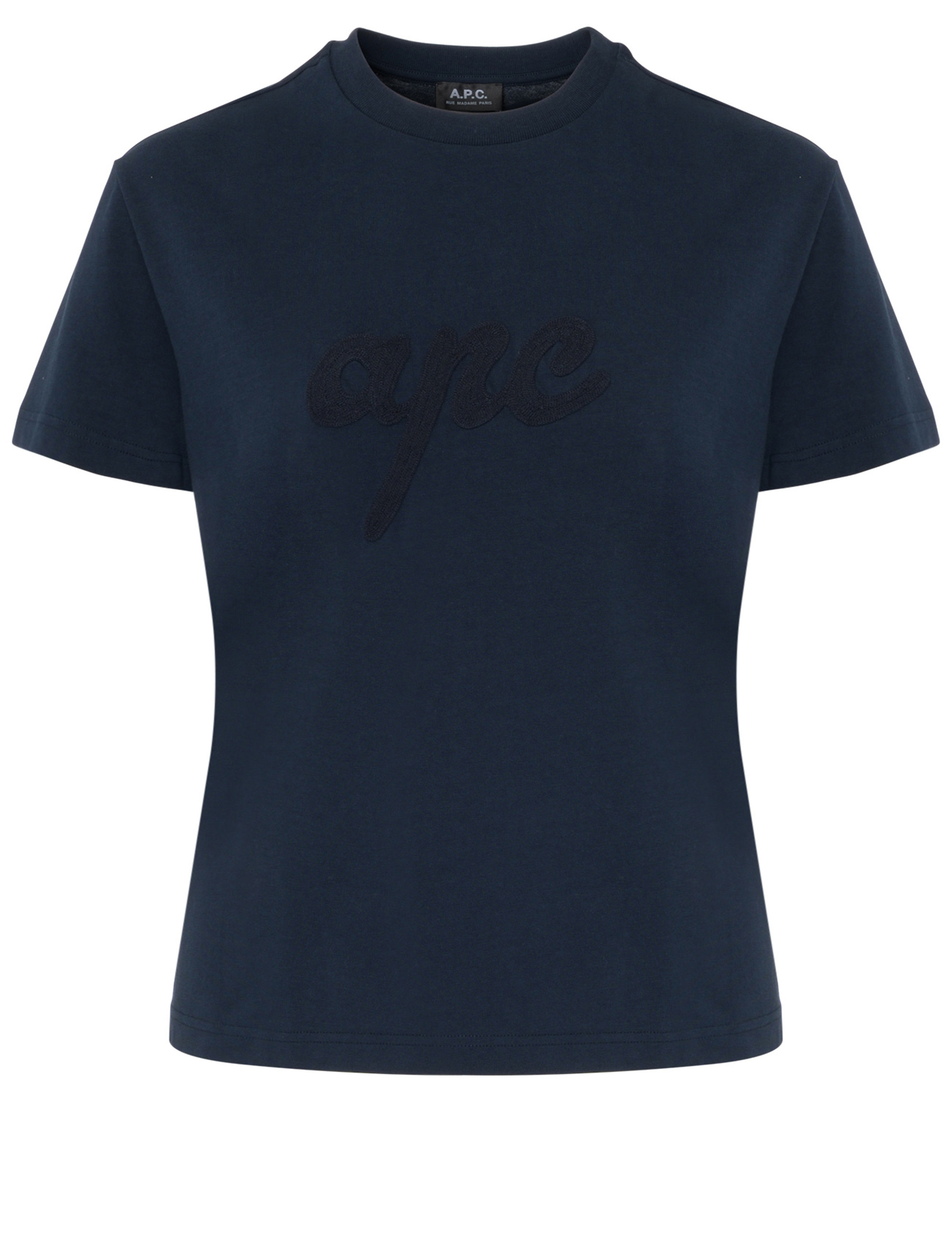 A.P.C|T-SHIRTS/HOODIES (Lenny T-Shirt (COHGS M26504 IAK A.P.C. . Lenny T-shirt in blue cotton | H-Brands