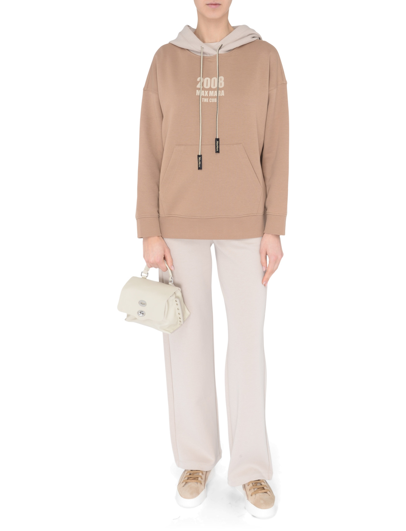 S Max Mara Sweatshirt in Camel Jersey | H-Brands
