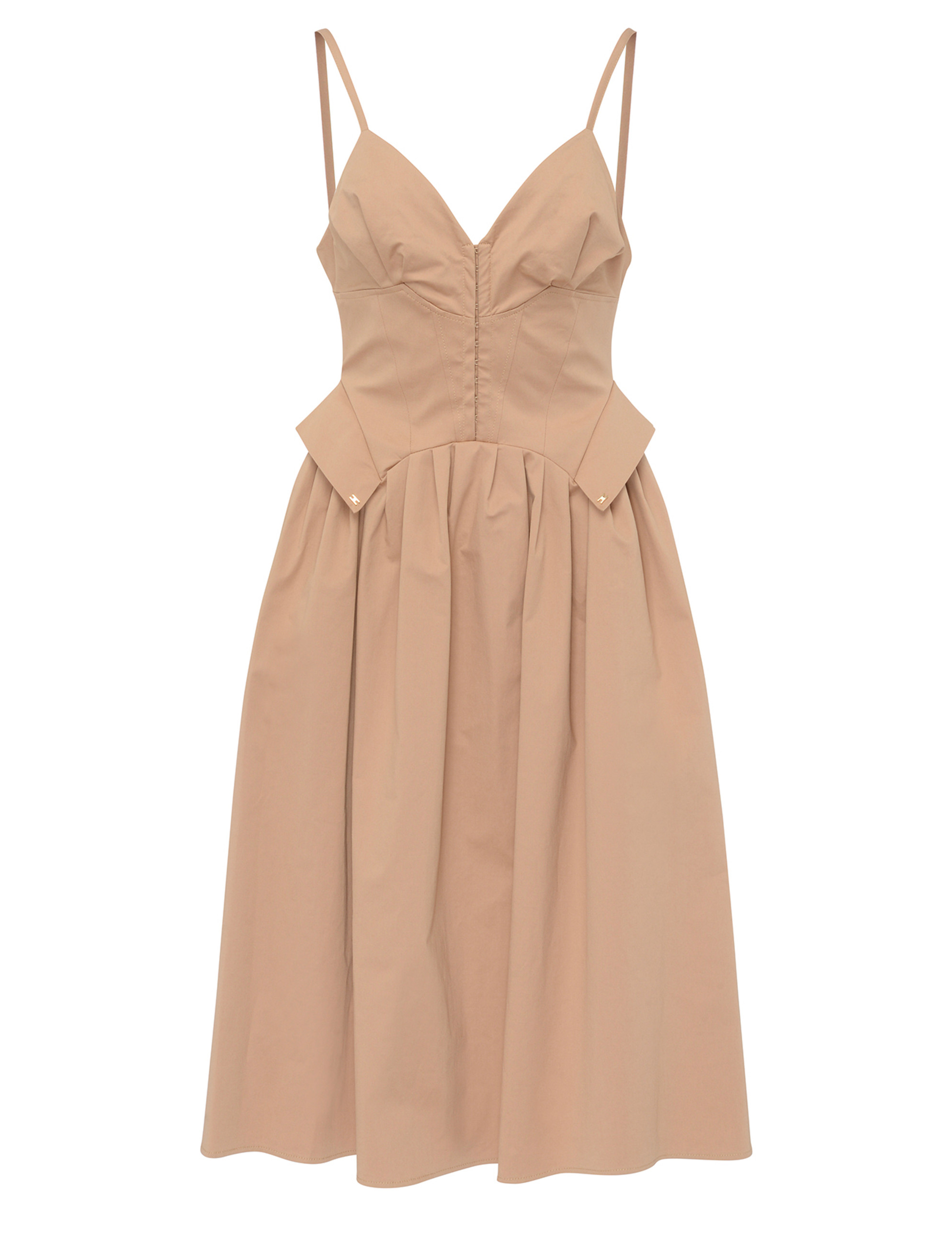 ワンピース ELISABETTA FRANCHI Woman Dress Camel AM04B 032 ELISABETTA FRANCHI | Camel Women's Long Dress | YOOX