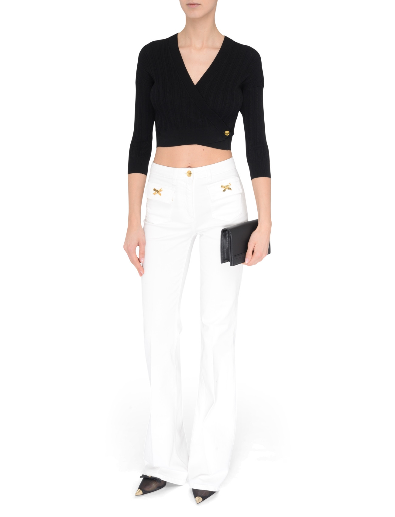 Elisabetta Franchi Black Elisabetta Franchi Top | H-Brands