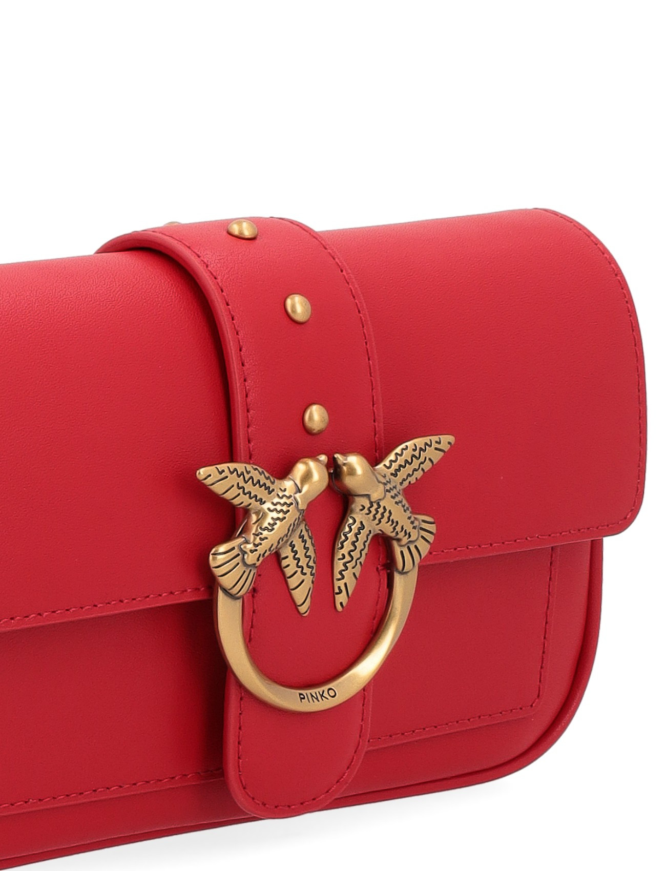 Pinko Love Bag Simply in red leather | H-Brands
