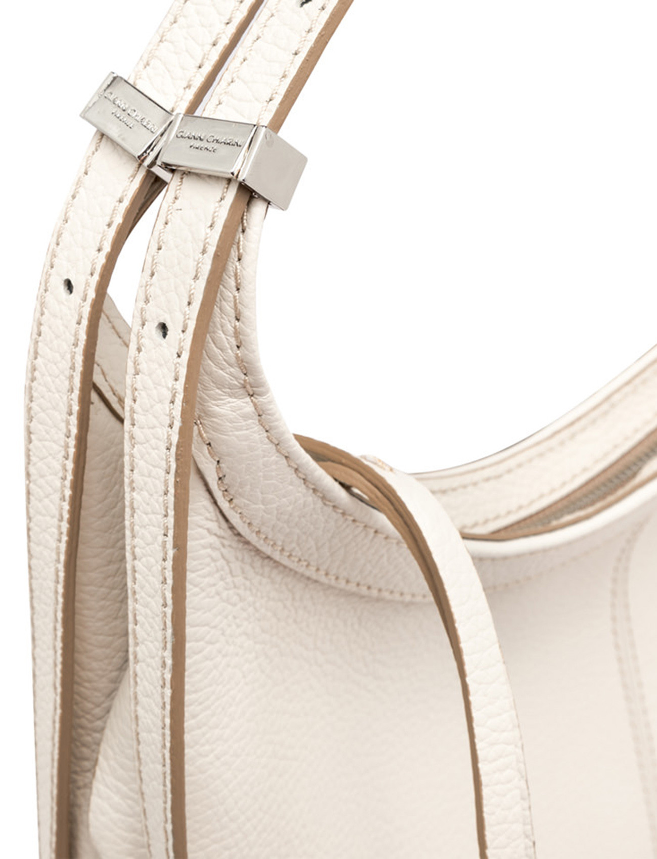 Gianni Chiarini White Leather Bag | H-Brands