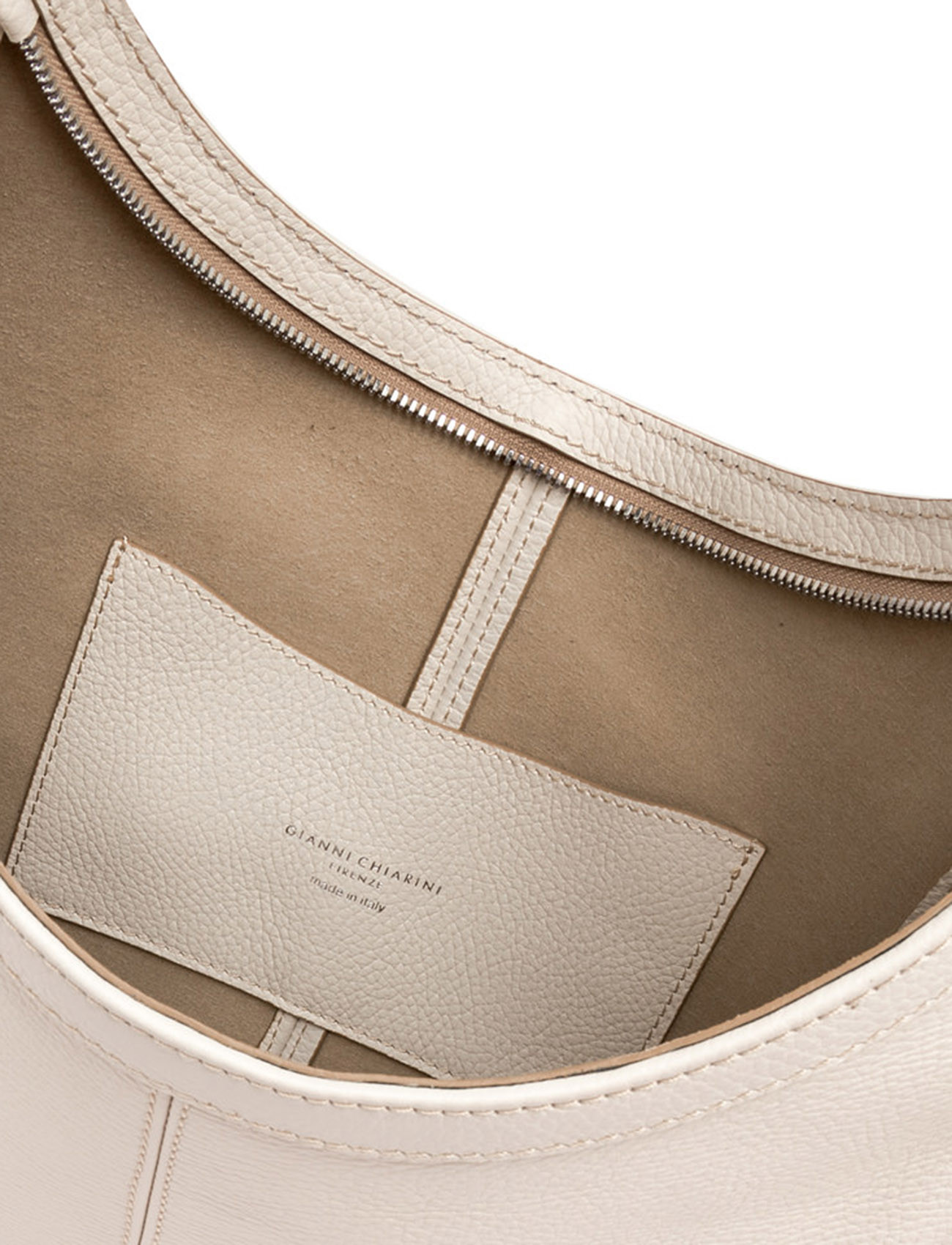 Gianni Chiarini White Leather Bag | H-Brands
