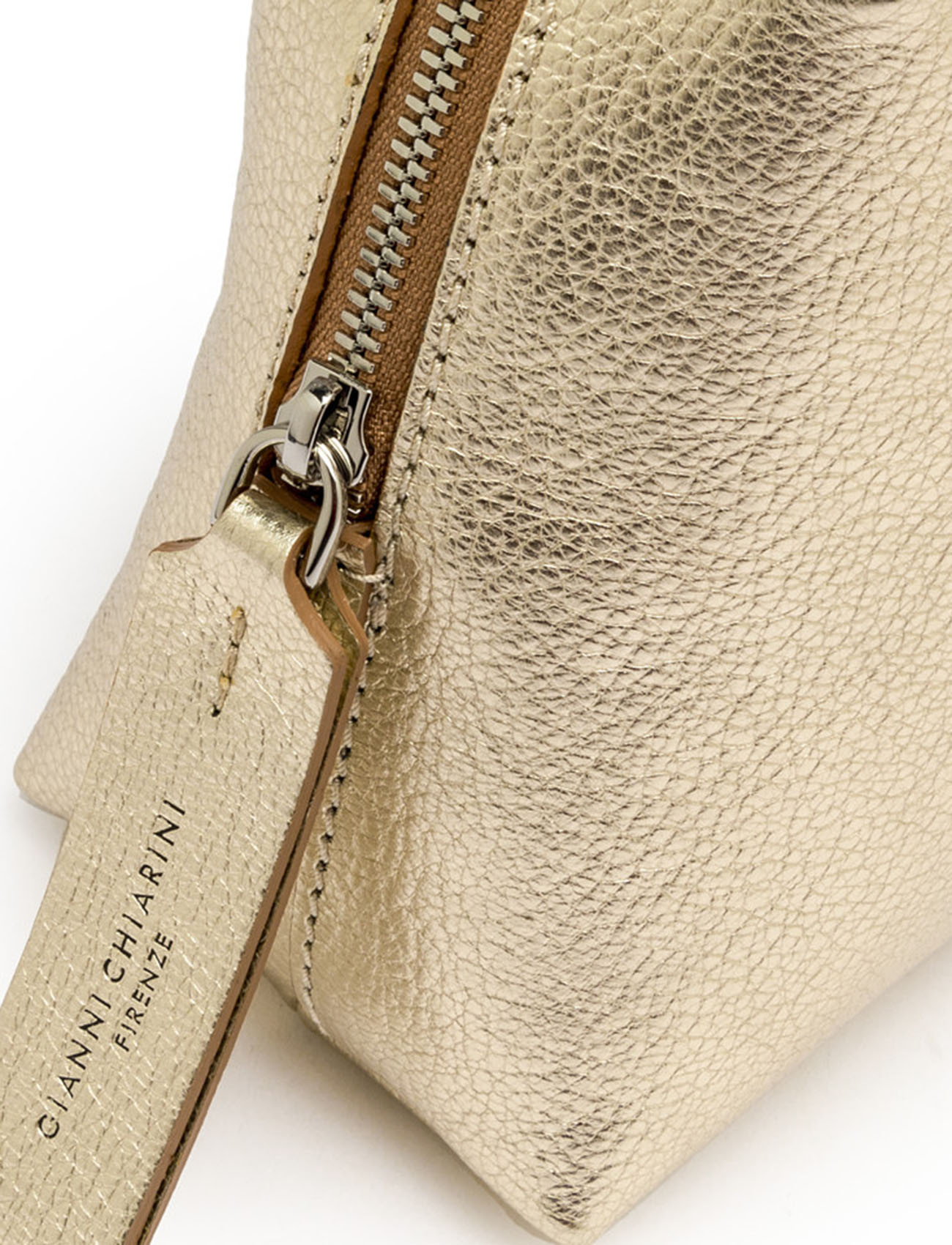 Gianni Chiarini Handbag in Gold Leather | H-Brands