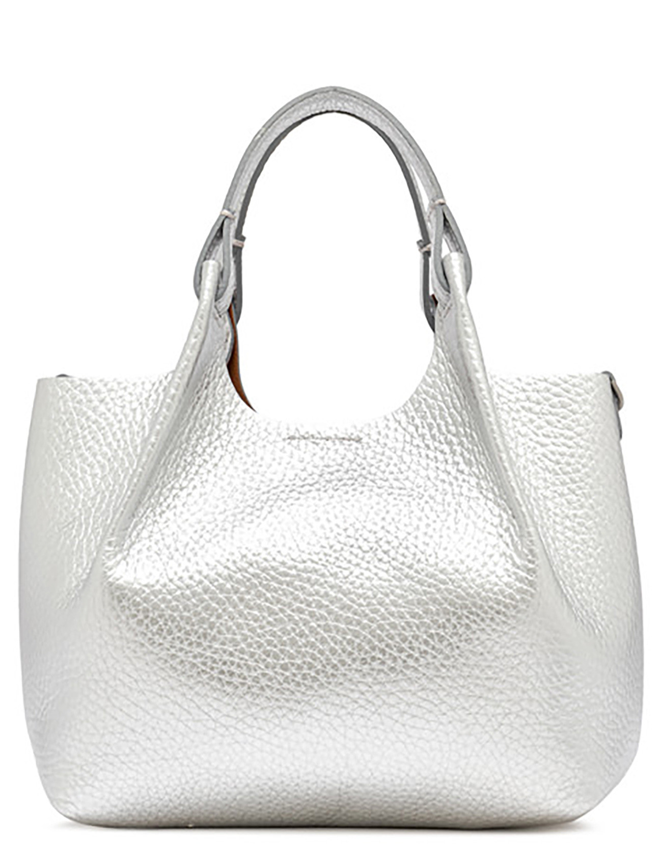 Gianni Chiarini Handbag in Silver Leather | H-Brands
