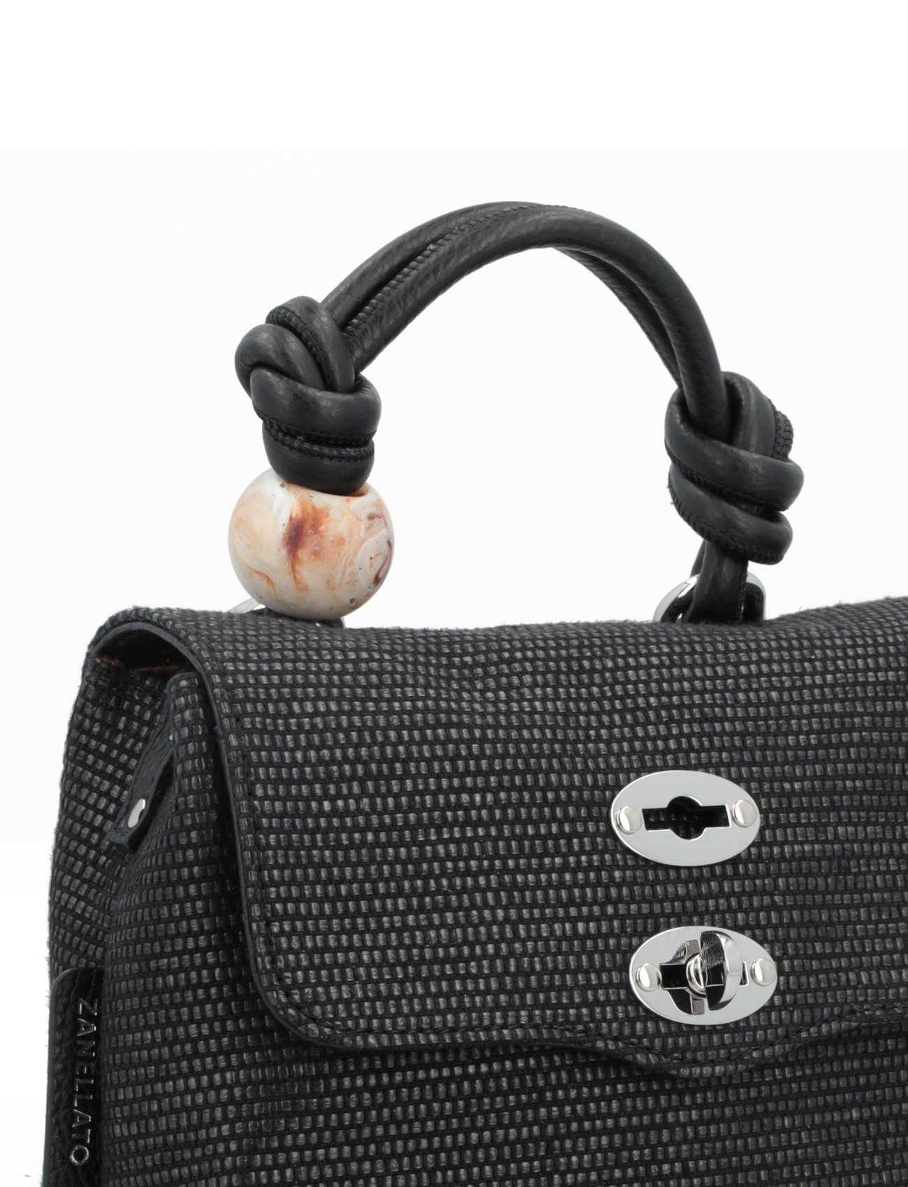 Zanellato Baby Bag in Sepia Black Wicker | H-Brands