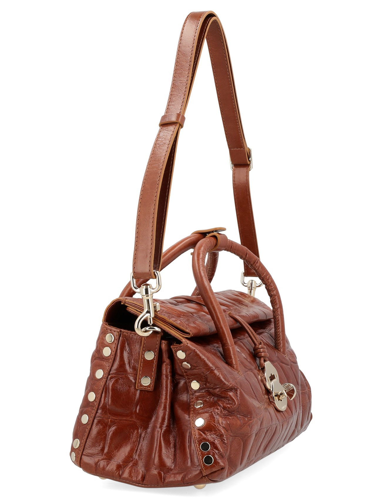 Leather Fendi Peekaboo Cocco Marrone Zanellato Spaccio Aziendale