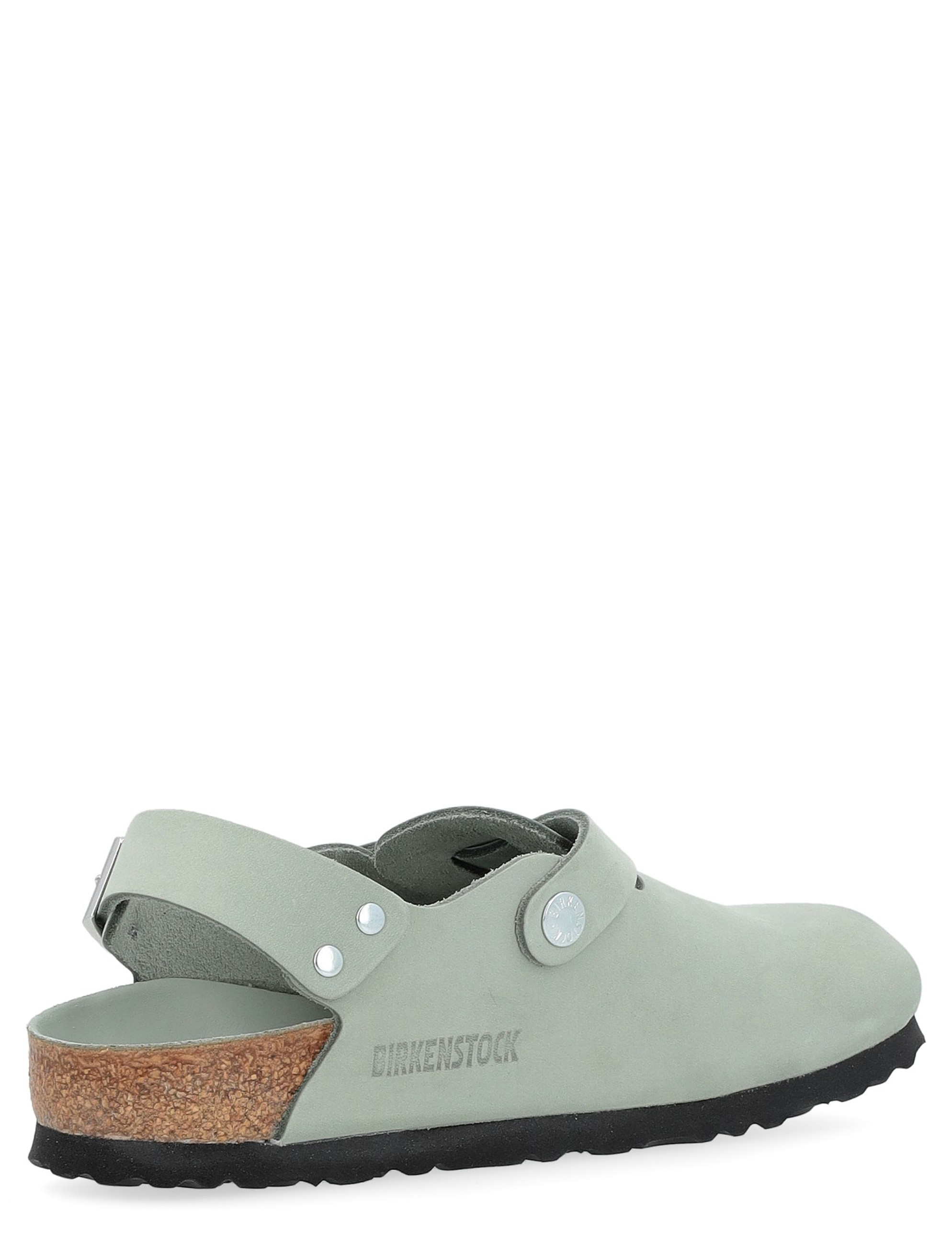 Grey nubuck leather Birkenstock Tokio sabot | H-Brands Grey nubuck leather Birkenstock Tokio sabot | H-Brands