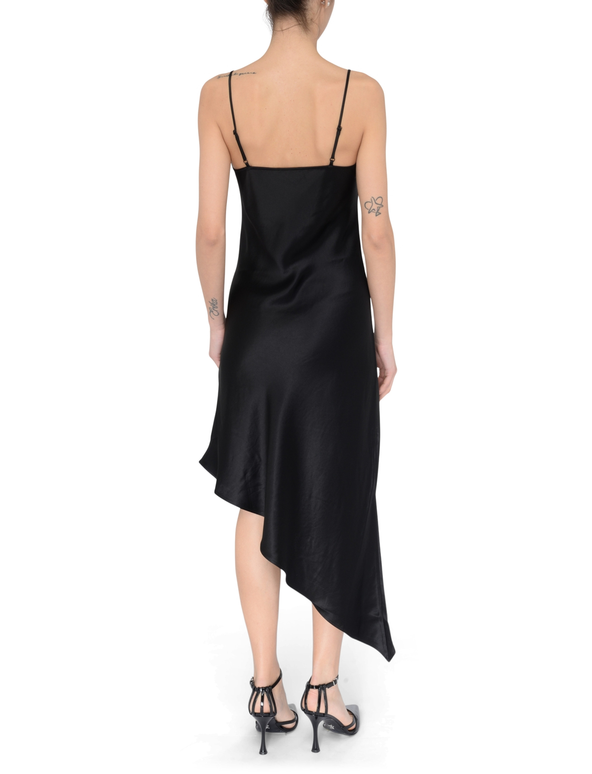 ワンピース BY MALENE BIRGER Woman Dress Black 103237 050 By Malene Birger Leviana Dress in Black Fabric | H-Brands