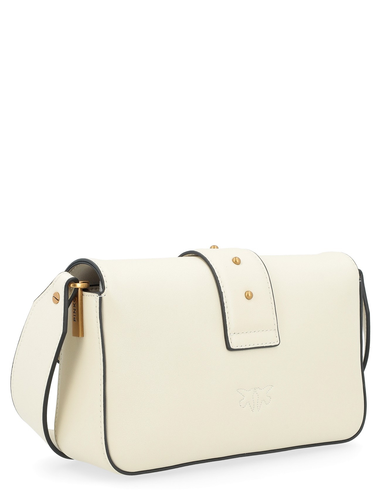 Pinko Bag Slouchy Mini in white leather | H-Brands