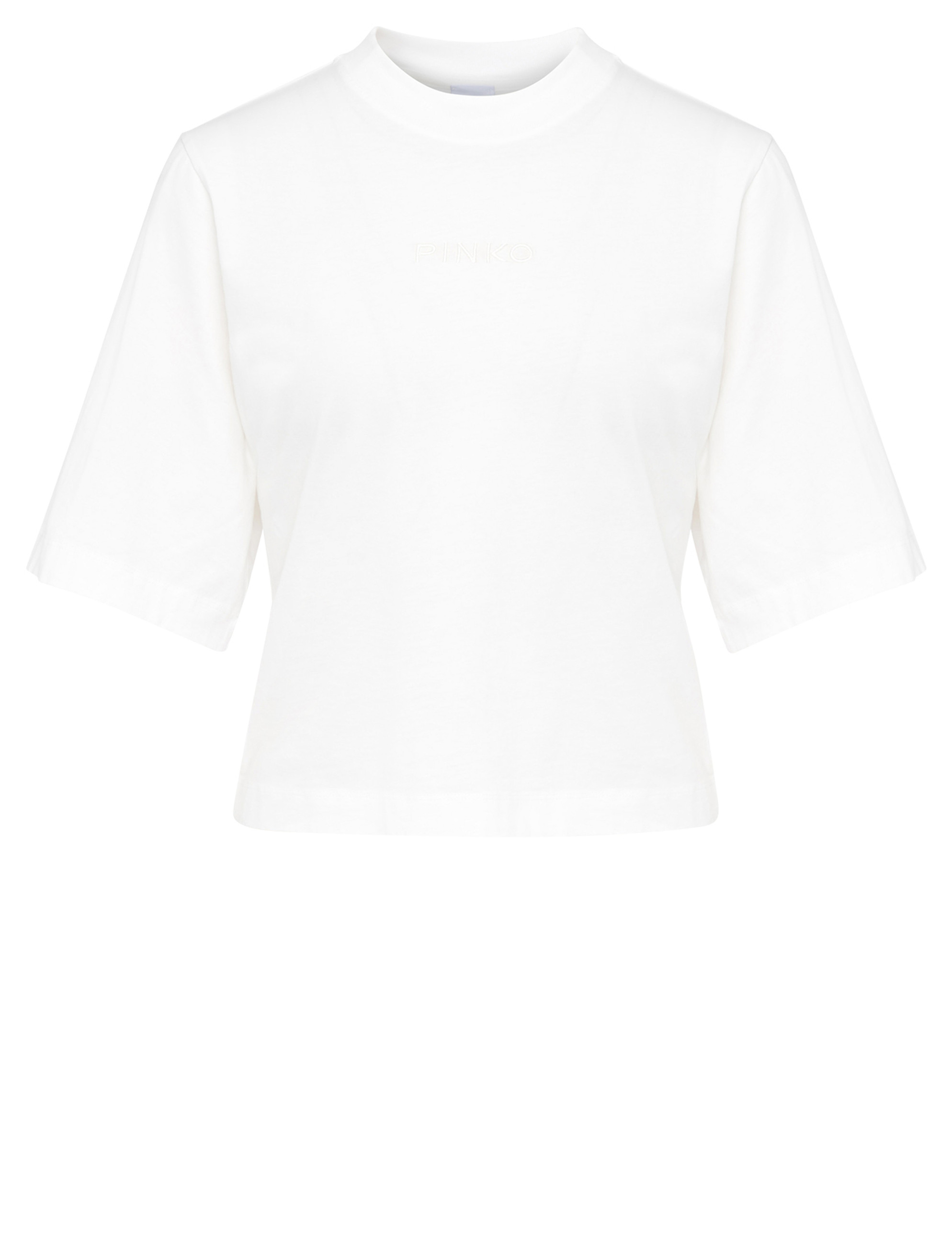T-Shirt Pinko boxy in cotone bianca | H-Brands T-Shirt Pinko boxy in cotone bianca | H-Brands