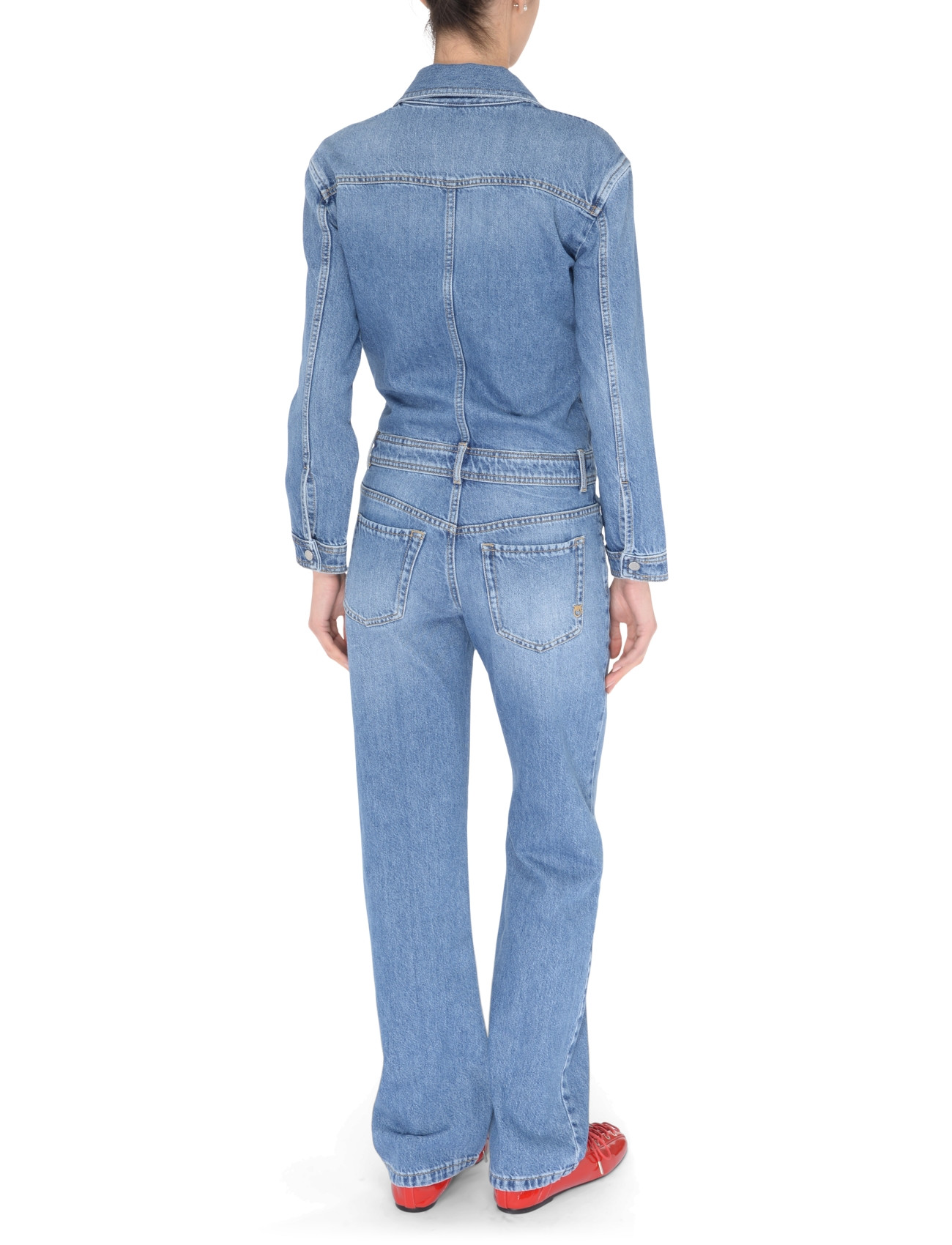 Pinko blue denim jumpsuit | H-Brands