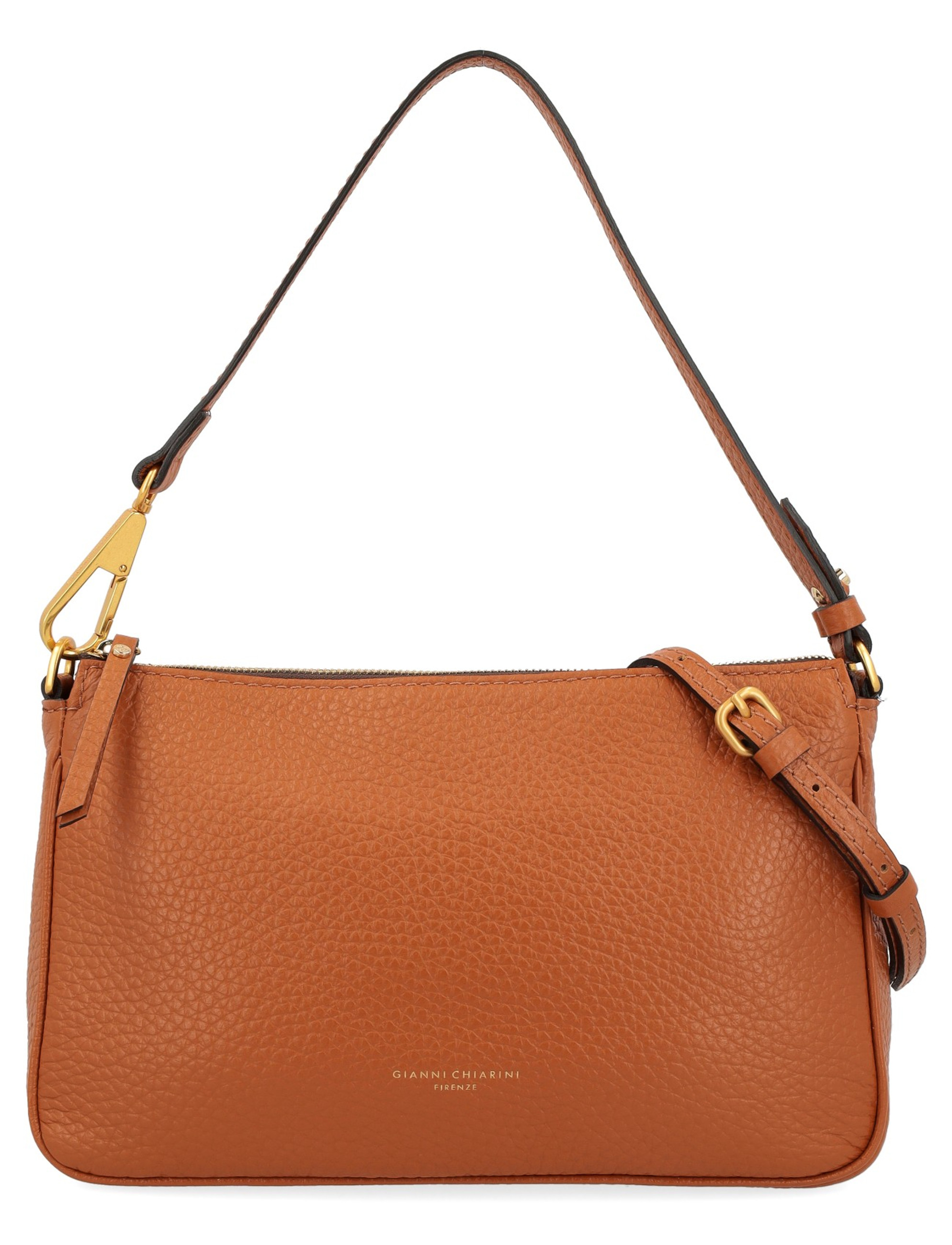 Bolso Gianni Chiarini Brooke de piel color caramelo