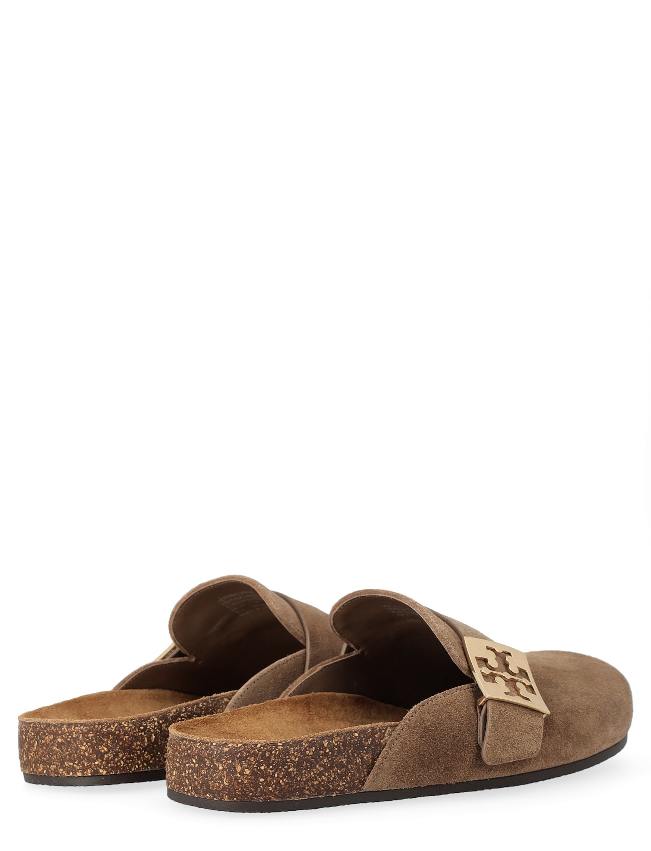 Tory Burch Mules in Brown Suede | H-Brands