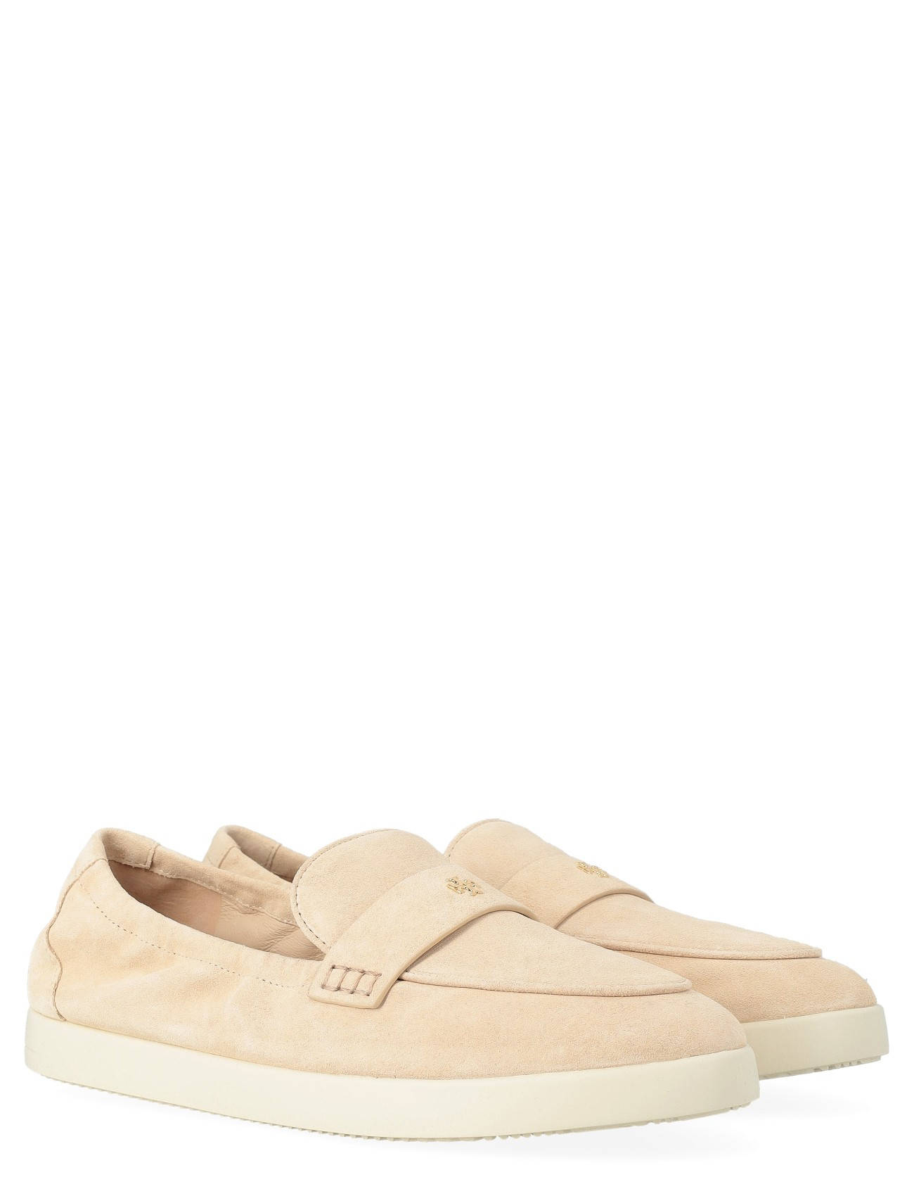 Tory Burch Loafer in Beige Suede | H-Brands