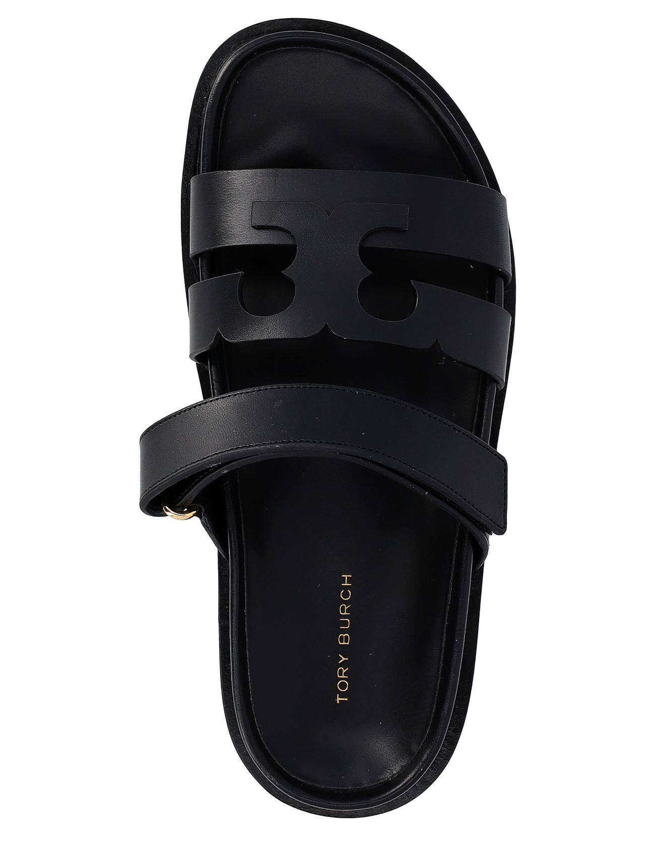 Tory Burch Sandals in Black Leather | H-Brands