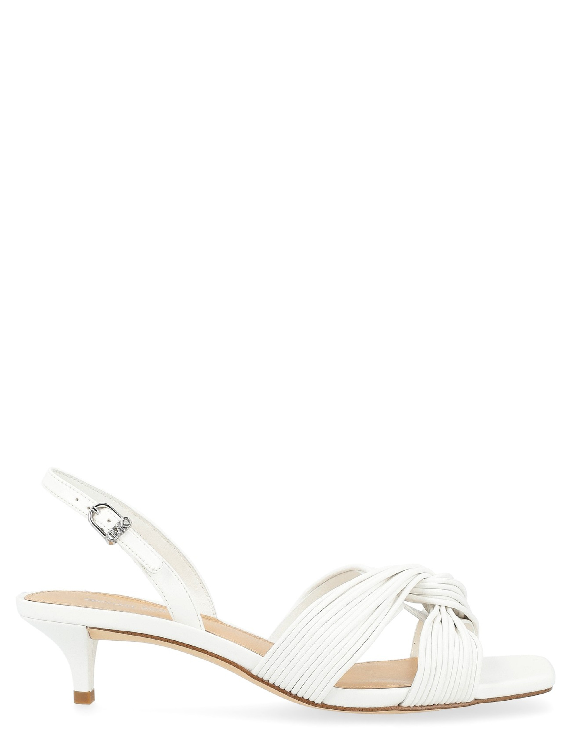Sandalo Michael Kors Alessia in pelle vegana bianca