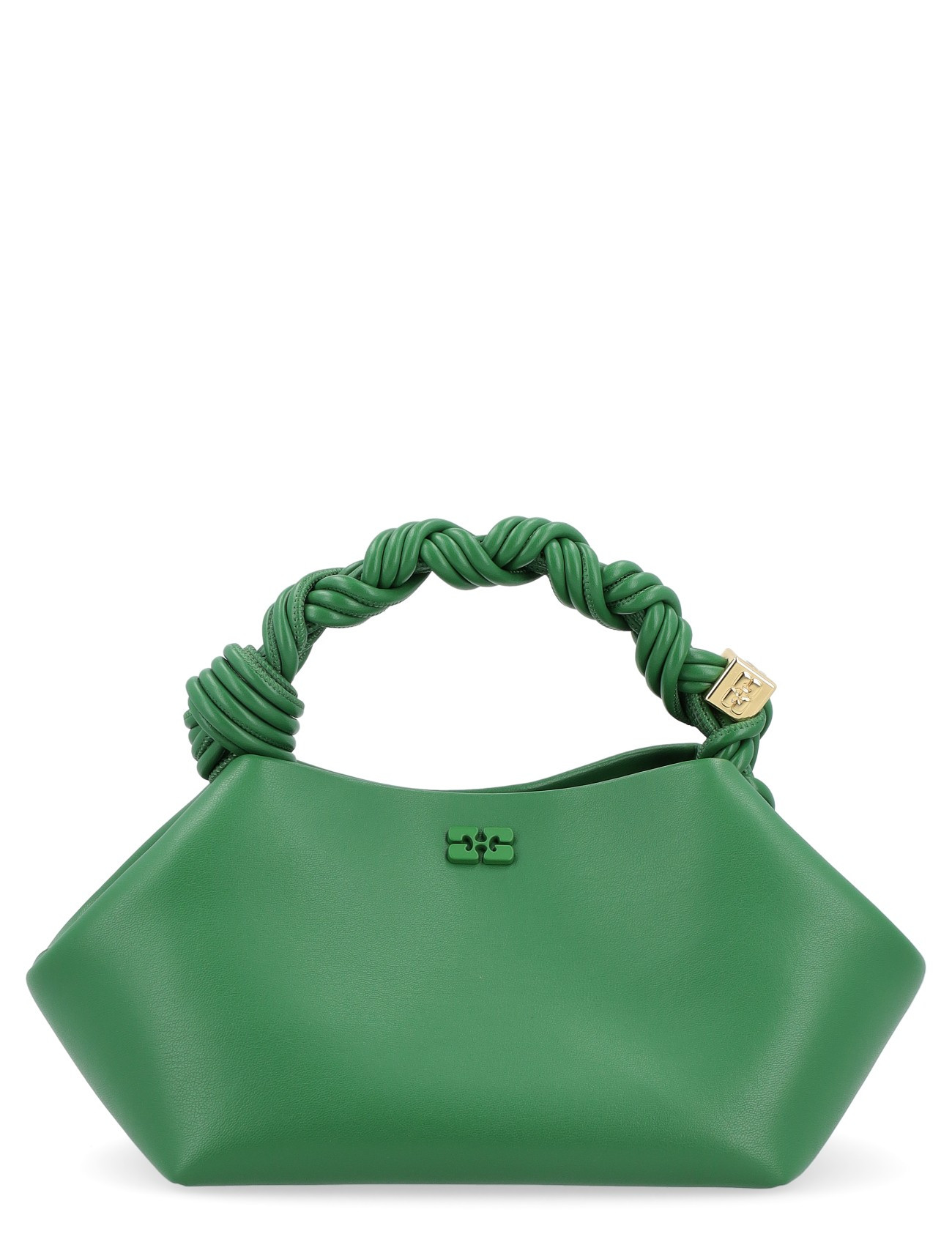 Ganni Bou Bag Small in pelle verde