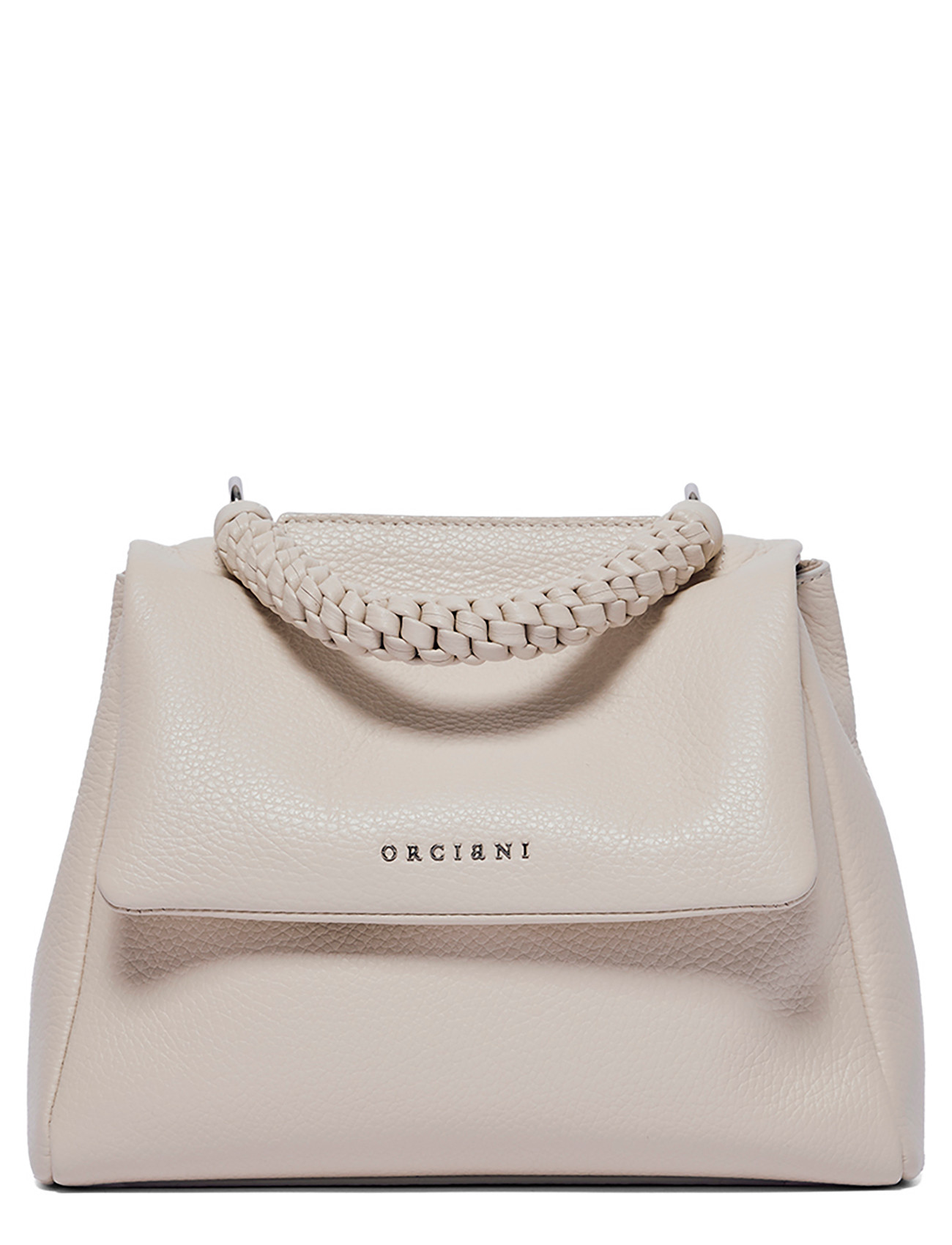 Sac Orciani Sense Scooby en cuir ivoire