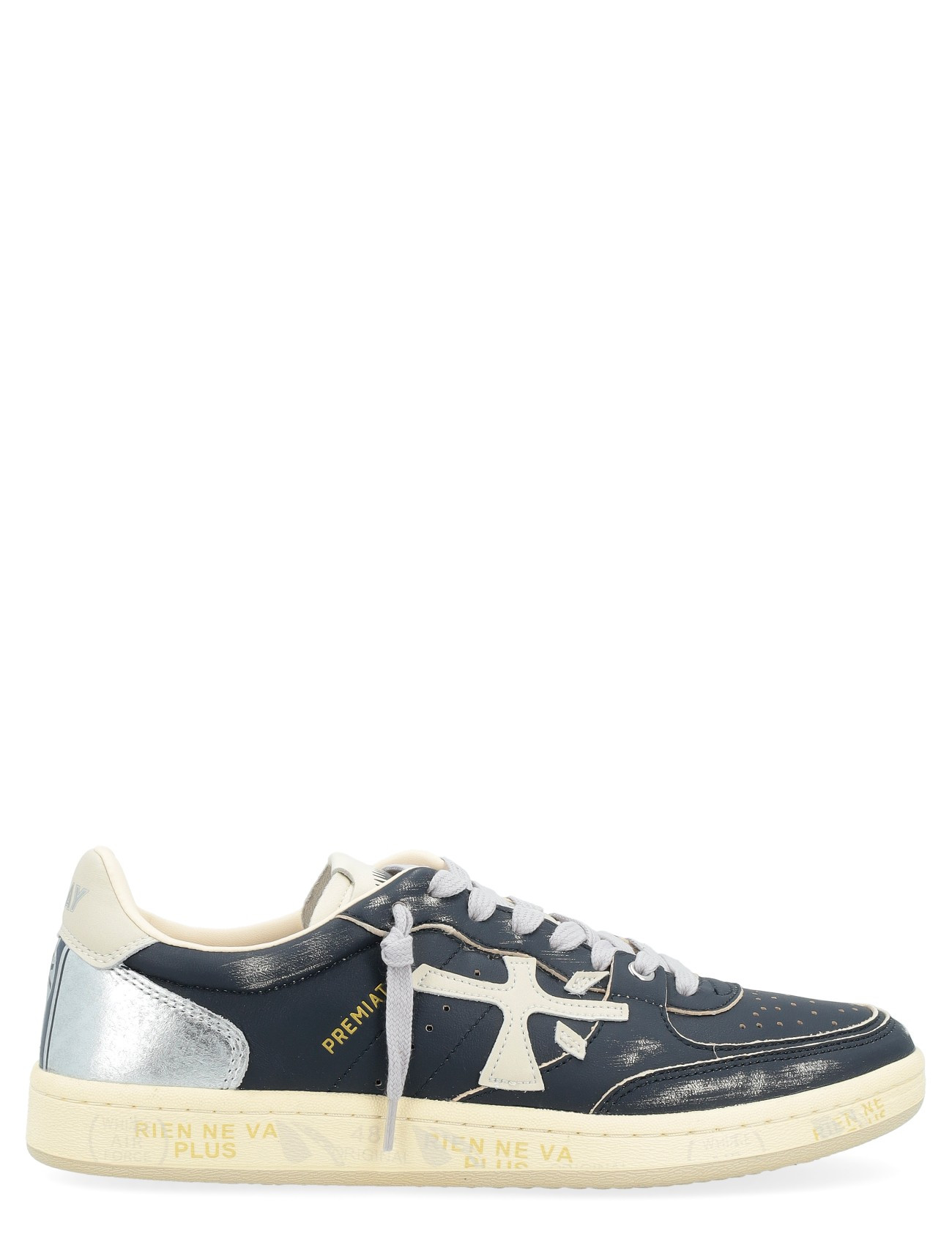 Premiata Clay 7258 Sneakers in Black Leather | H-Brands