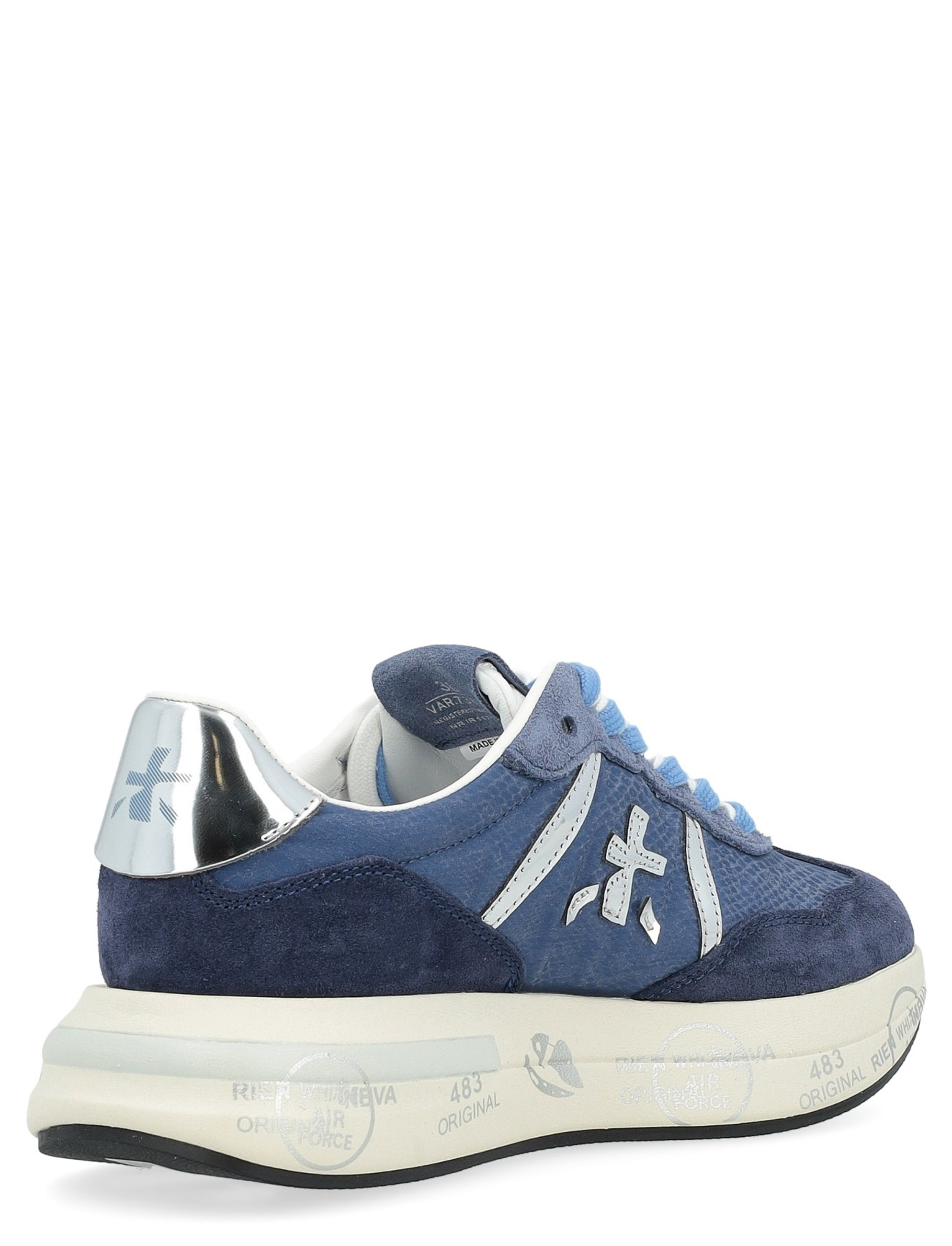 スニーカー PREMIATA Women Sneakers CASSIE VAR 7388 Blue Premiata Cassie 7388 blue leather sneaker | H-Brands