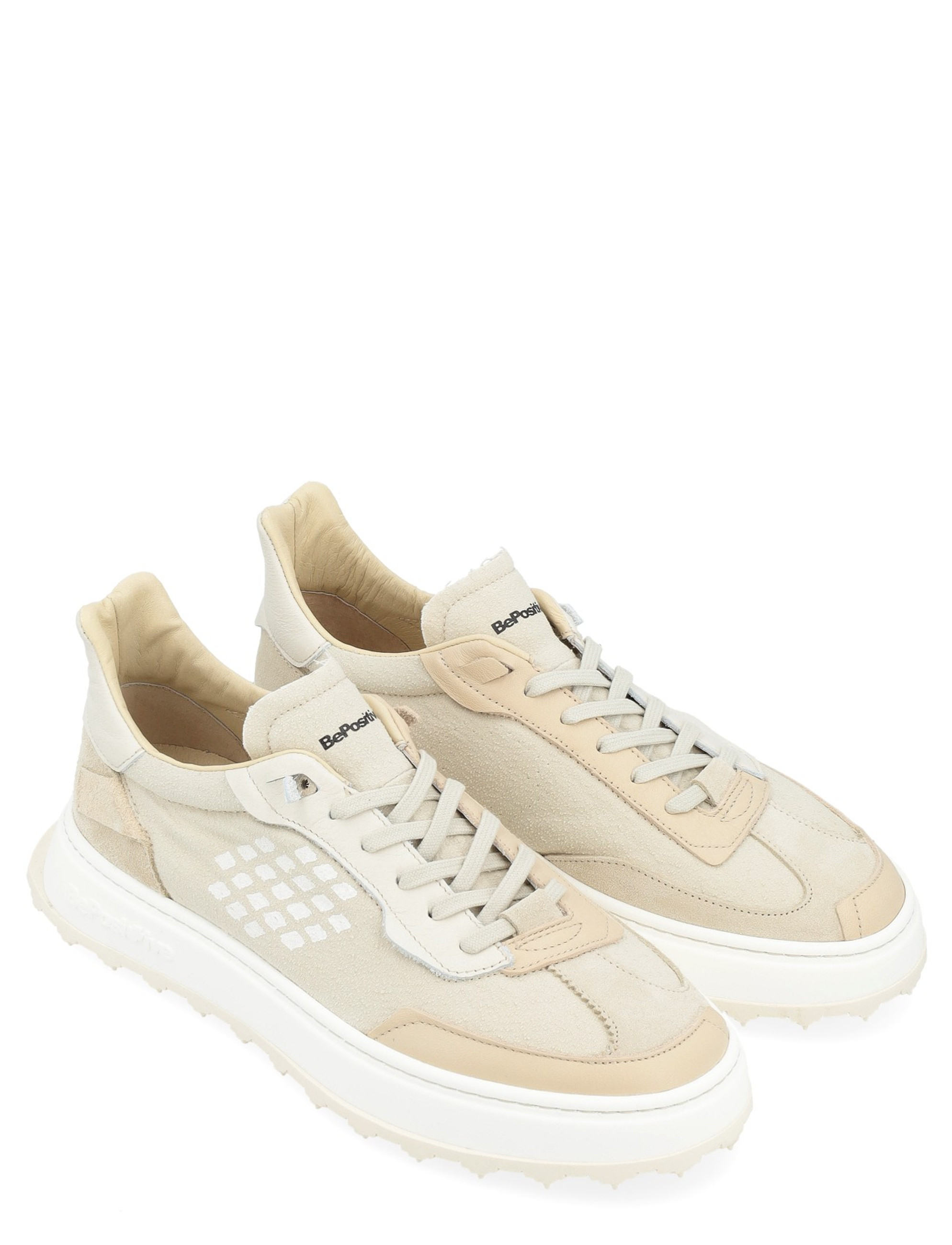 スニーカー Bepositive F4CUPRACE01/TUF Sneakers Cuprace Wing - Pigment BePositive Cuprace Wing sneaker in beige suede | H-Brands