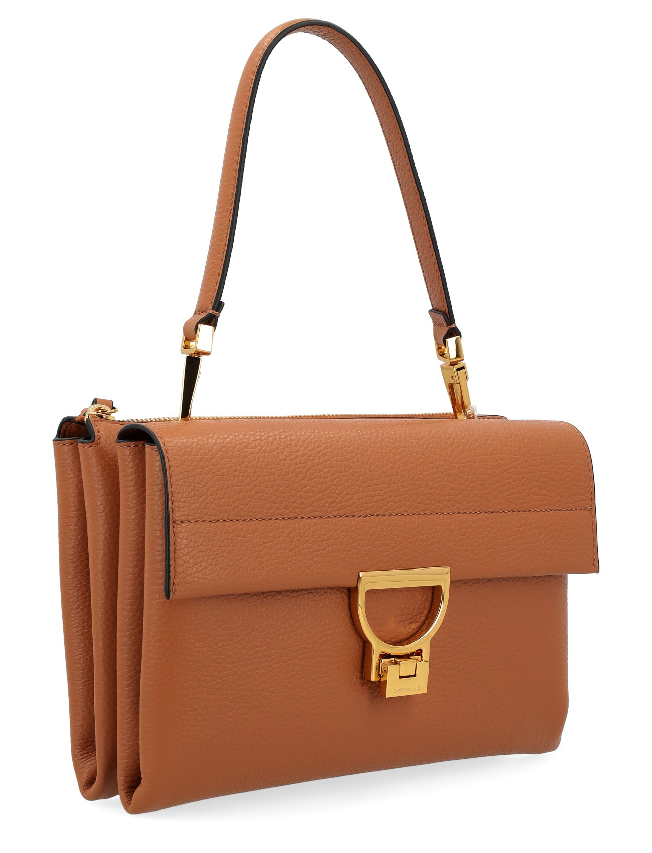 Coccinelle Arlettis Signature Medium leather bag H-Brands