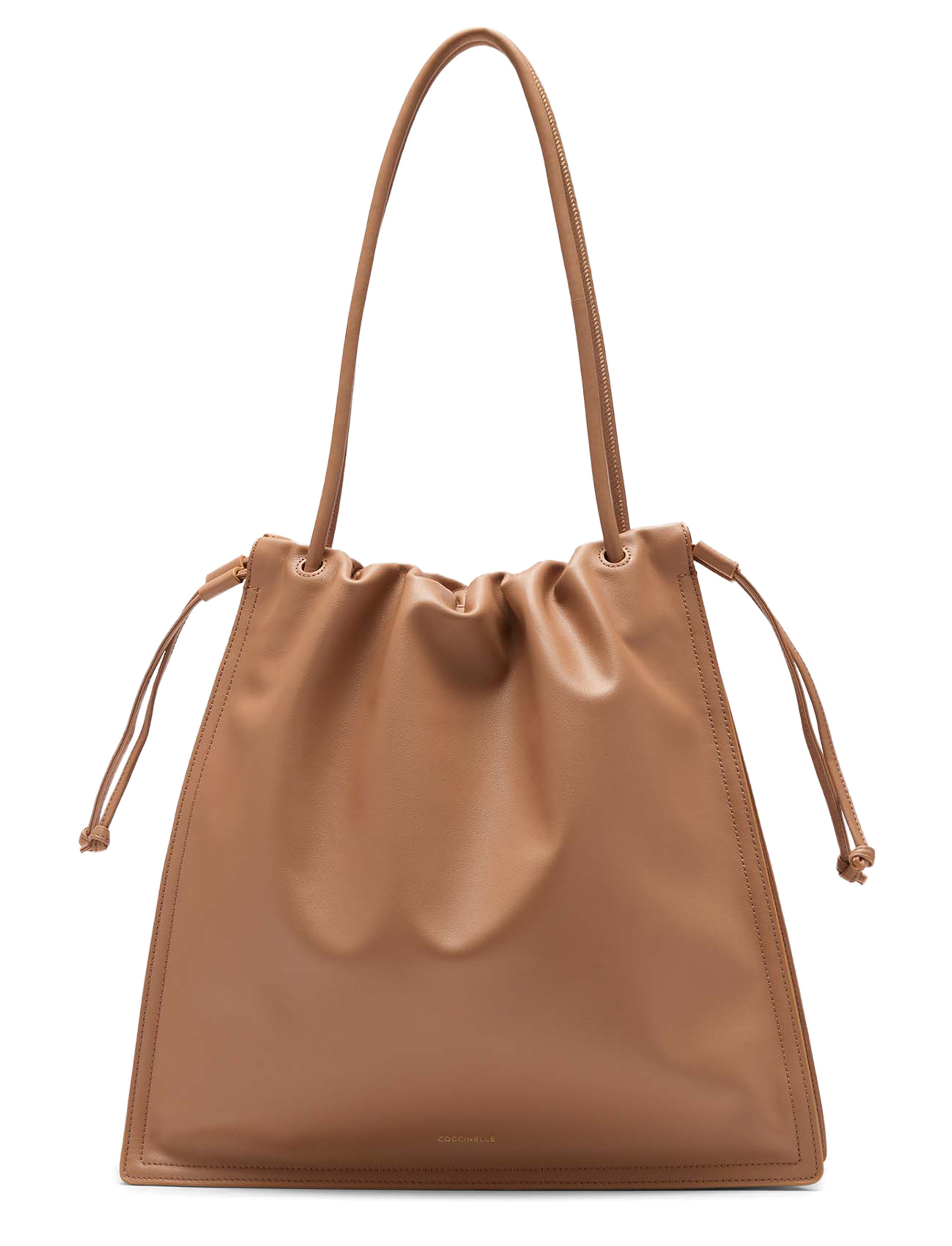 Coccinelle Dulse L bag in beige leather | H-Brands