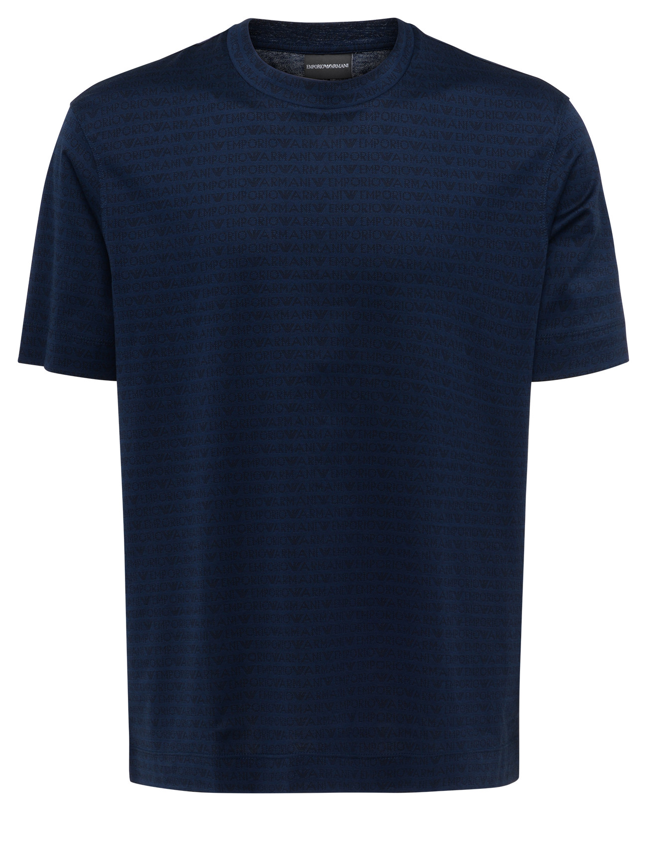 Emporio Armani グラデーション Tシャツ Emporio Armani All-Over Emporio Armani T-shirt in blue cotton | H