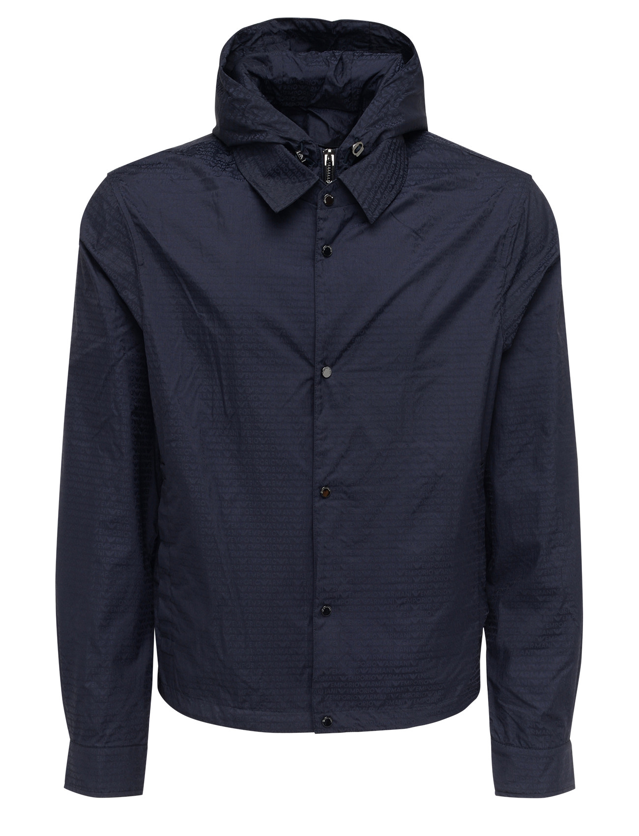 Emporio Armani jacket Emporio Armani blue all-over lettering