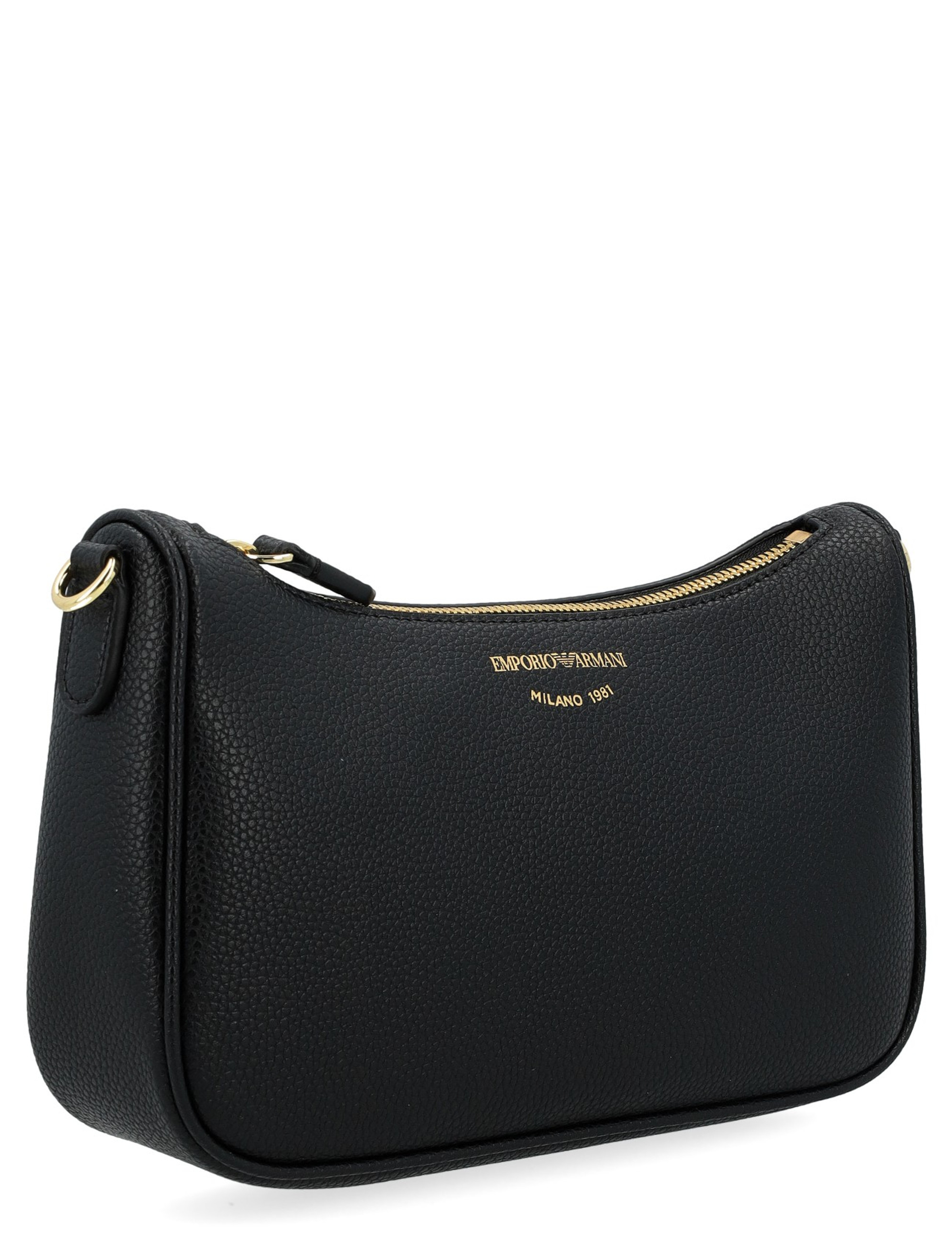 Emporio Armani shoulder bag in black vegan leather | H-Brands