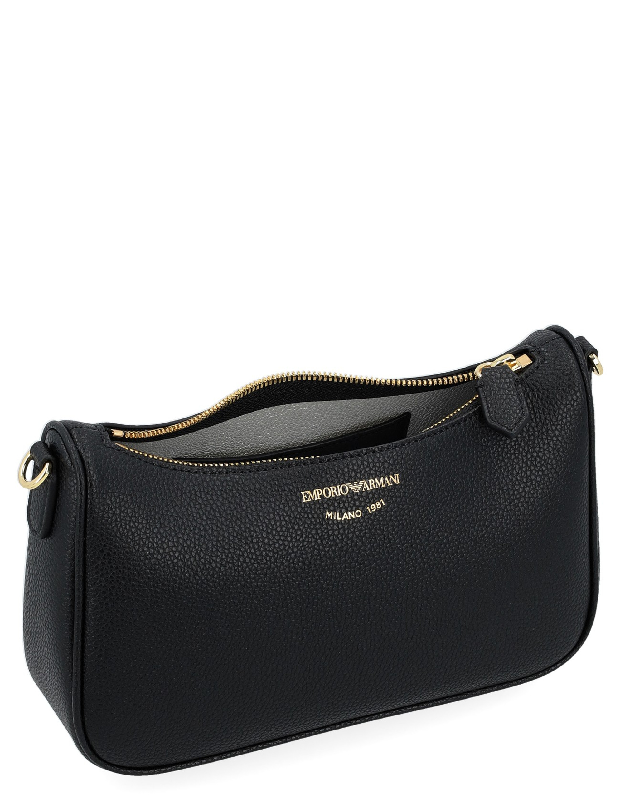 Emporio Armani shoulder bag in black vegan leather | H-Brands