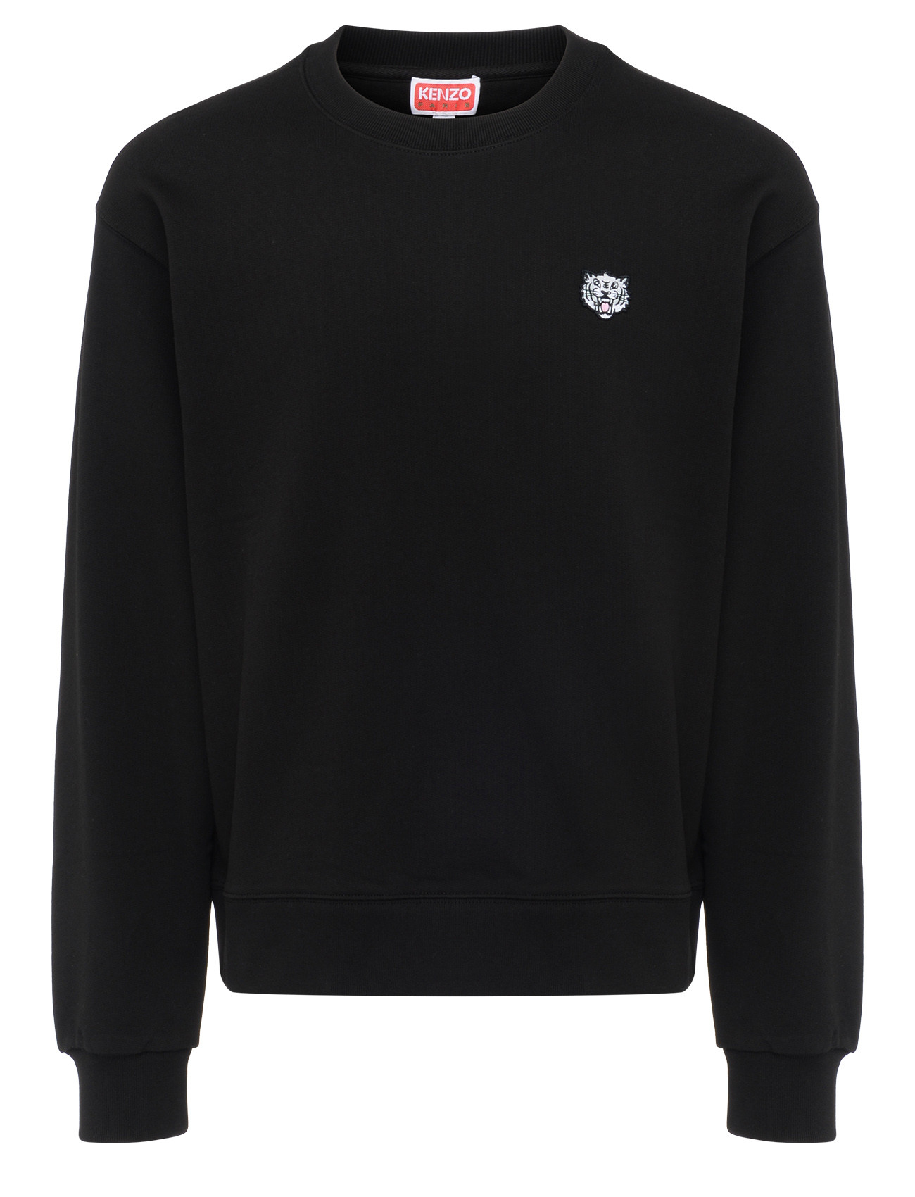 Kenzo Tiger Black Cotton Sweatshirt | H-Brands