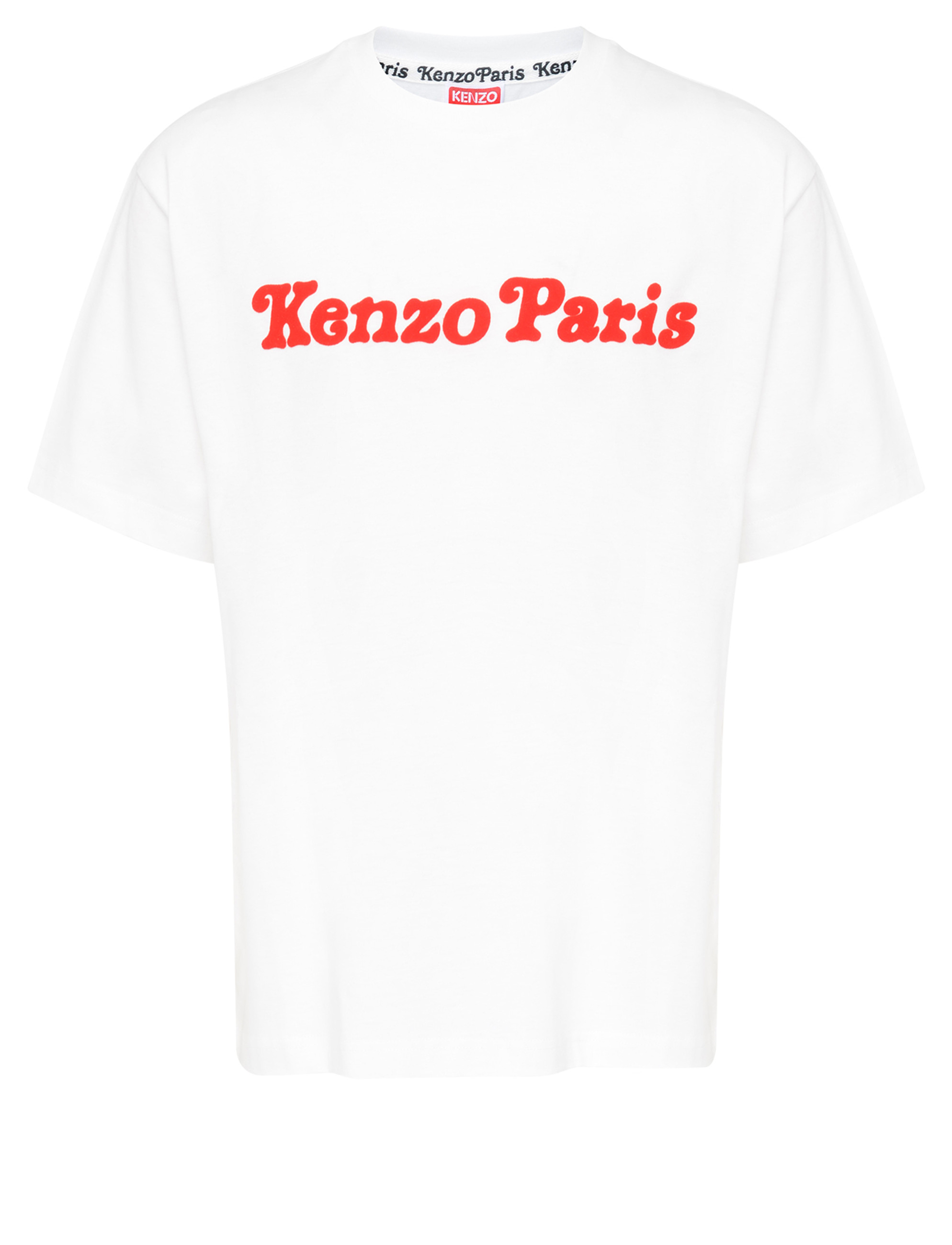 【Kenzo】T-SHIRT◆FF55TS5474SG Kenzo by Verdi oversized T-shirt in white cotton | H-Brands