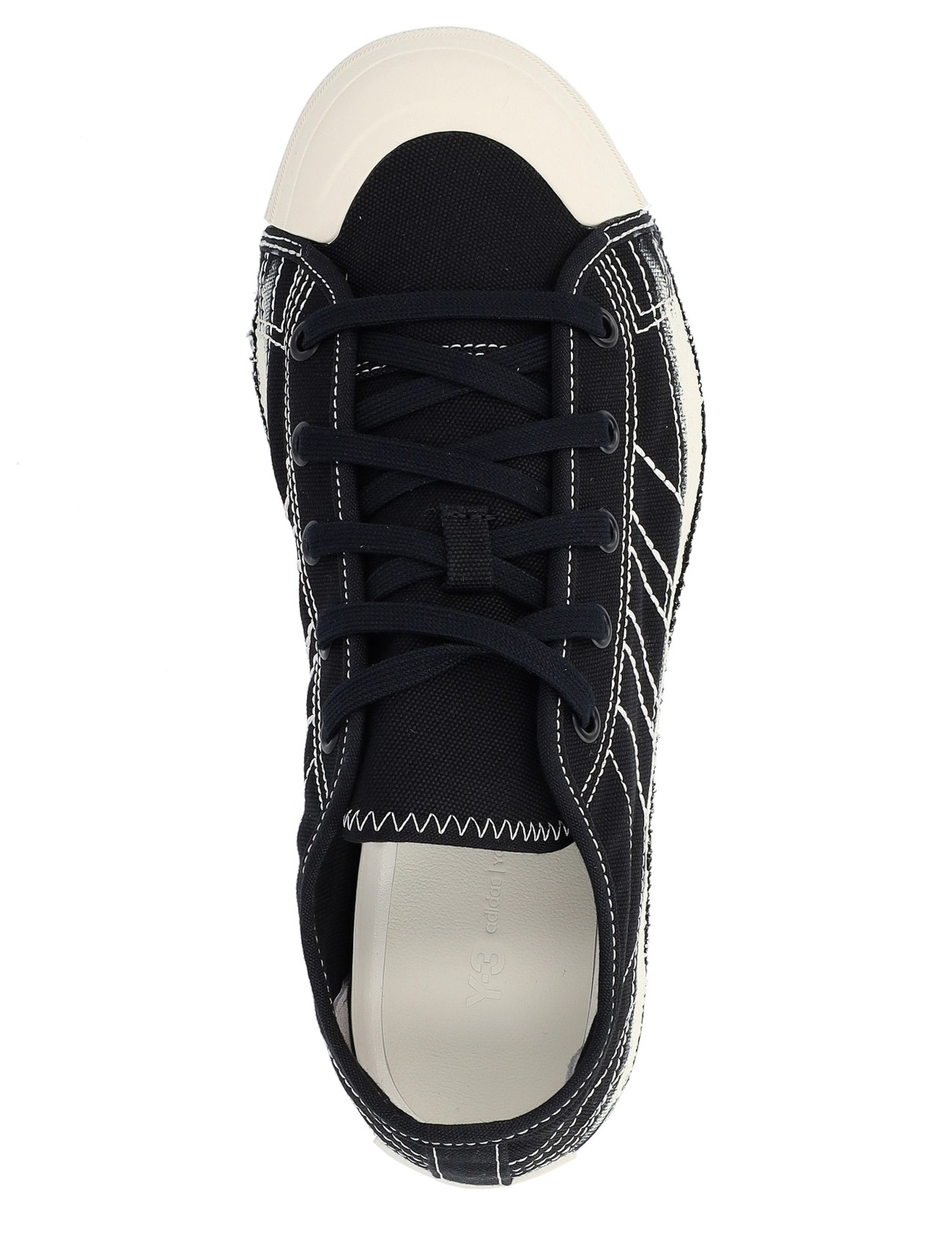 スニーカー Y-3 SS25 NIZZA LOW (JQ2448 BLACK) adidas Y-3 Nizza Lo in Black | SVD USA
