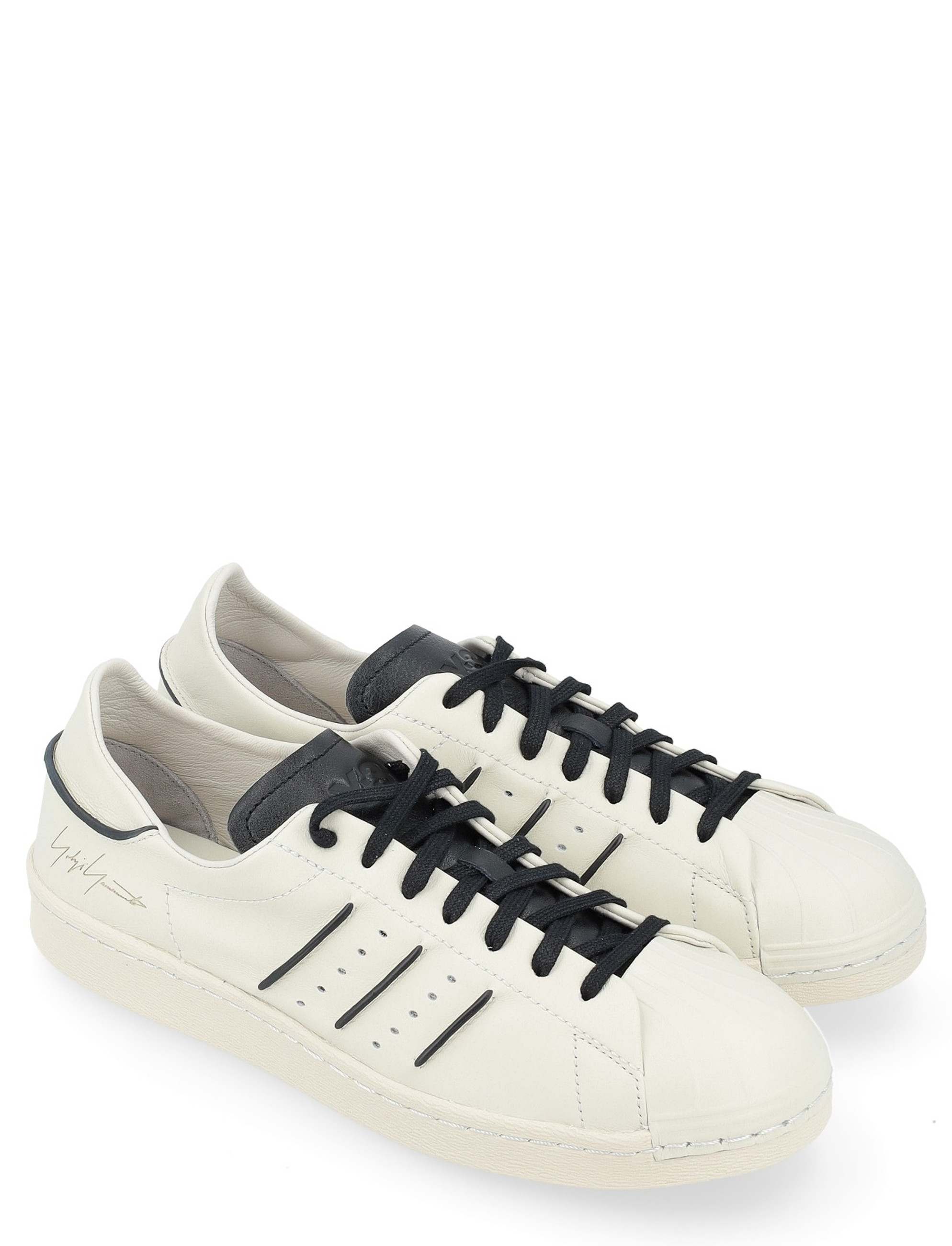 ■Y-3■ Y3 Superstar Talk JS0576 Adidas Y-3 Superstar white leather sneaker | H-Brands
