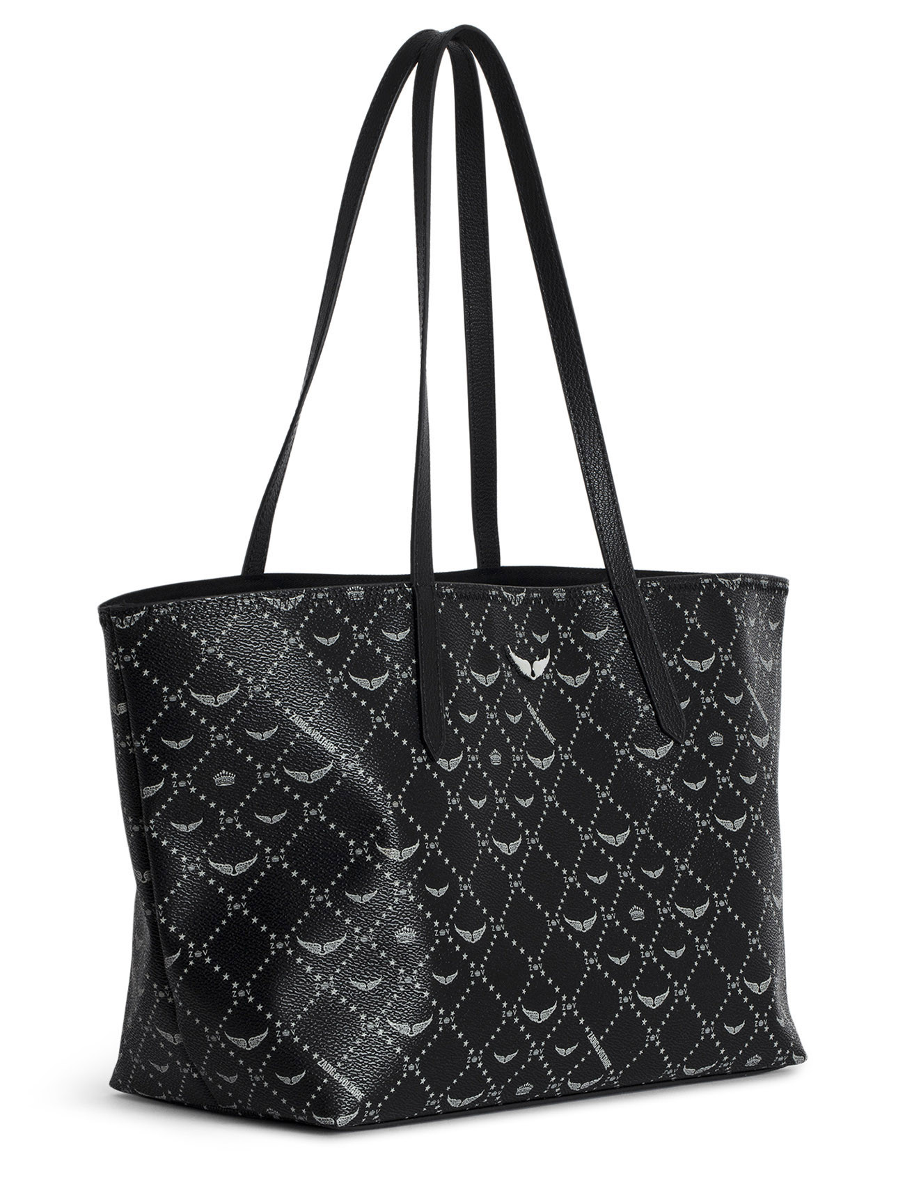 Zadig&Voltaire Z Shopper Monogram Bag in Black Canvas H-Brands