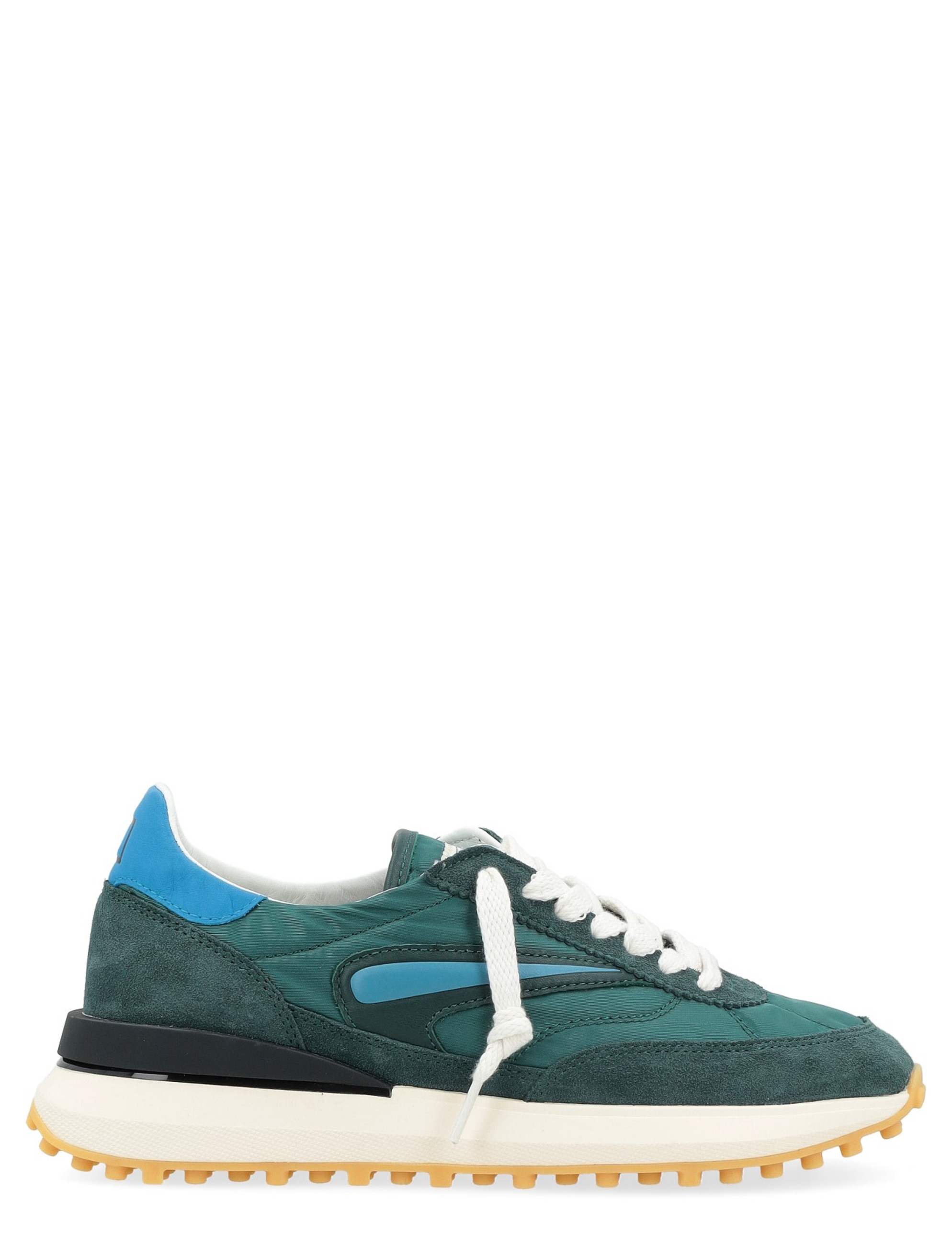 スニーカー DATE M421 AT NY WE Sneakers D.a.t.e athleta nylon and suede Sneaker D.A.T.E. Athleta in green nylon| H-Brands
