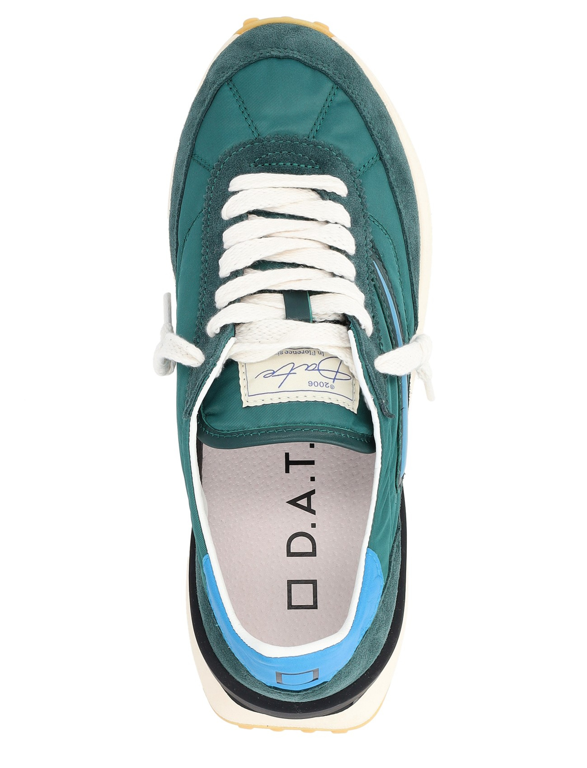 Sneaker D.A.T.E. Athleta in green nylon| H-Brands Sneaker D.A.T.E. Athleta in green nylon| H-Brands