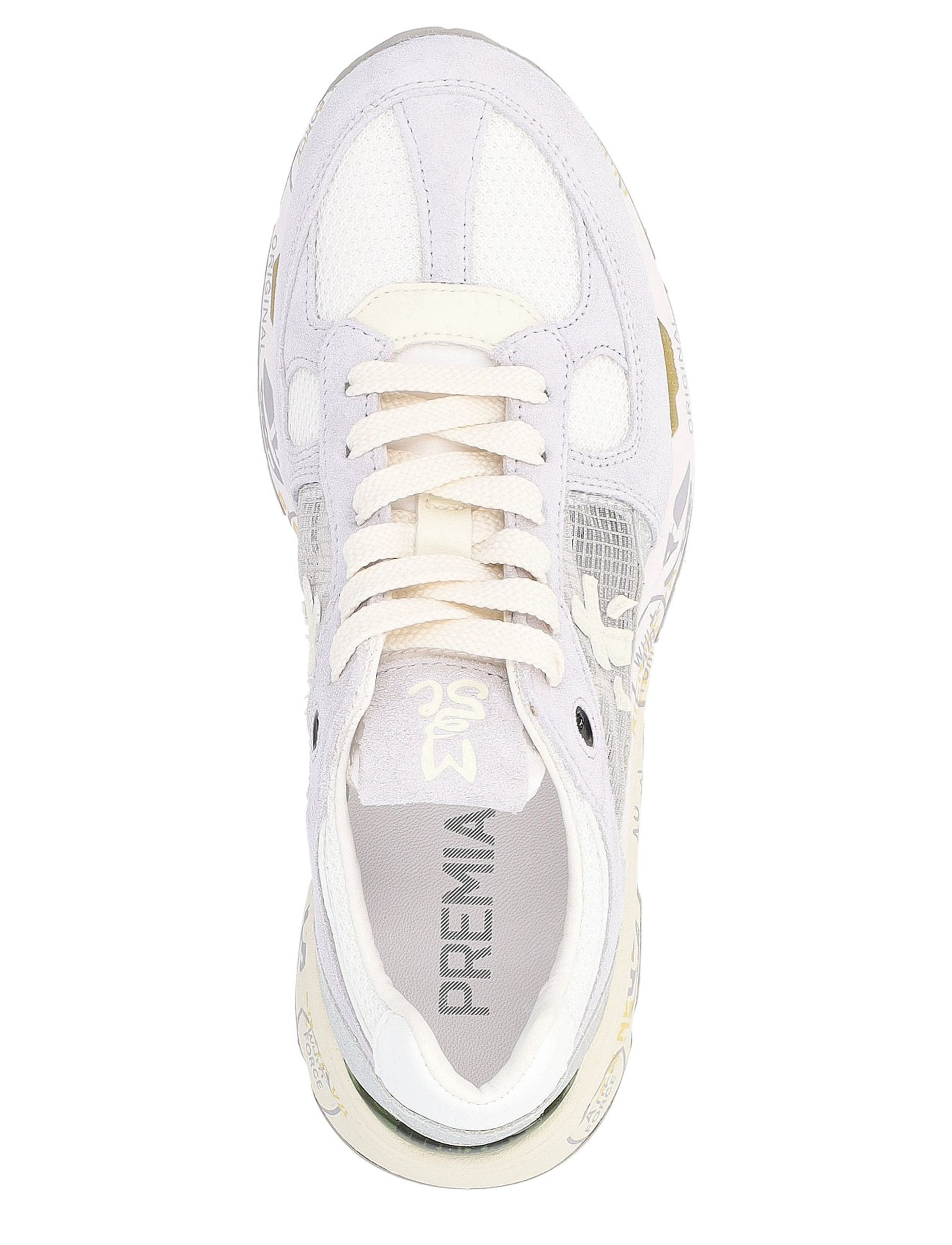 スニーカー PREMIATA Women Sneakers MASED VAR 7400 GREY Premiata Mased 7400 sneaker in gray and white suede and