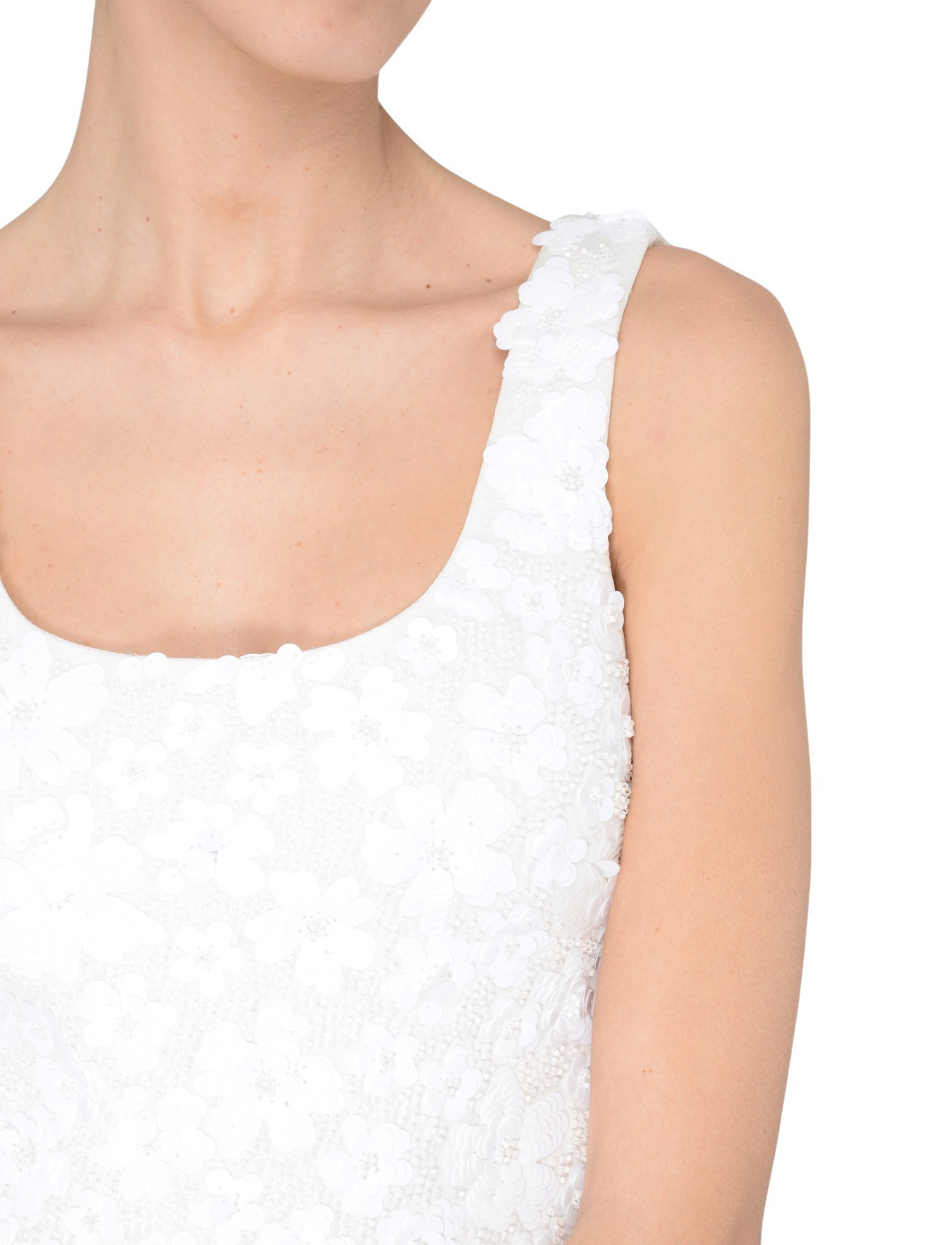 White stretch scuba fabric Michael Kors dress | H-Brands White stretch scuba fabric Michael Kors dress | H-Brands