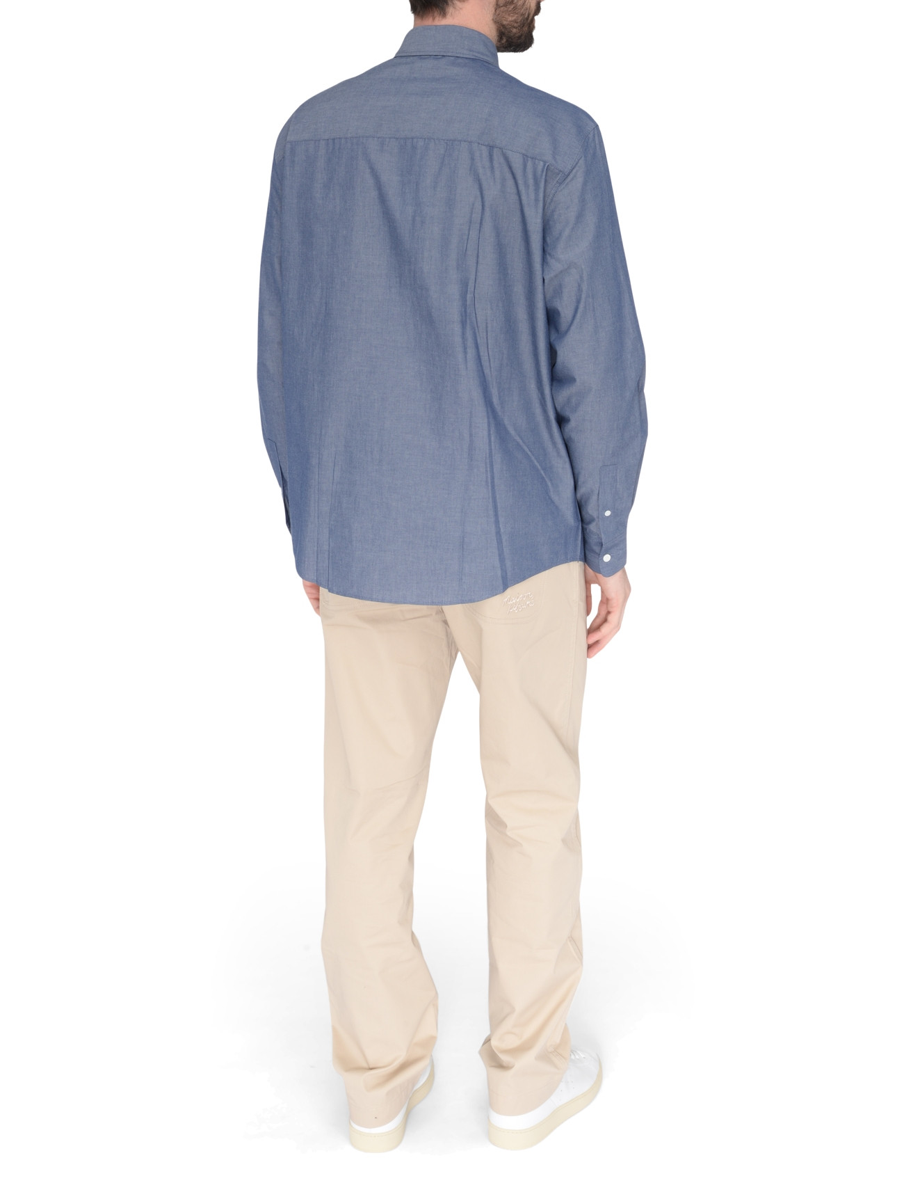 Maison Kitsuné blue Maison Kitsuné shirt | H-Brands