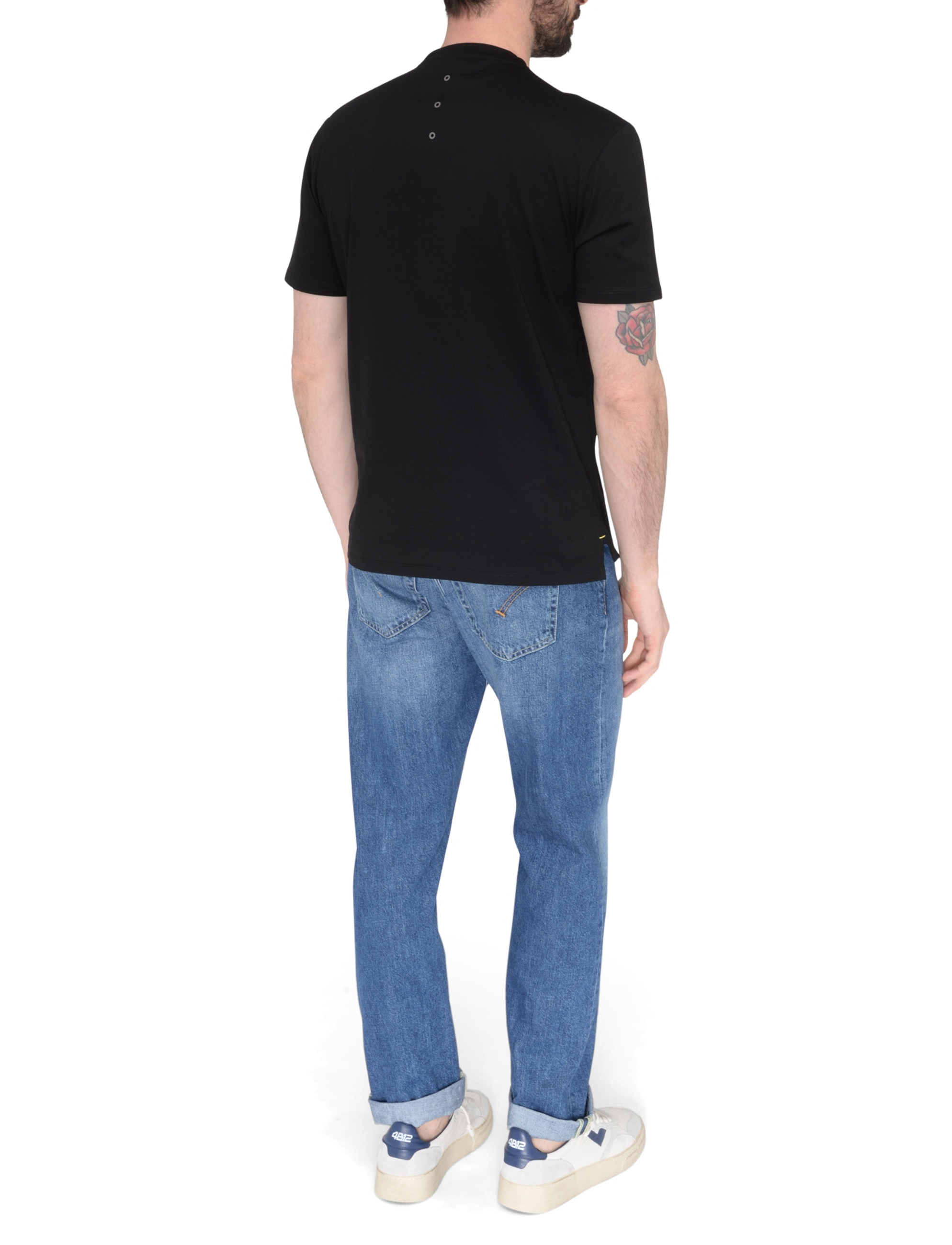 Premiata T-shirt in black cotton | H-Brands