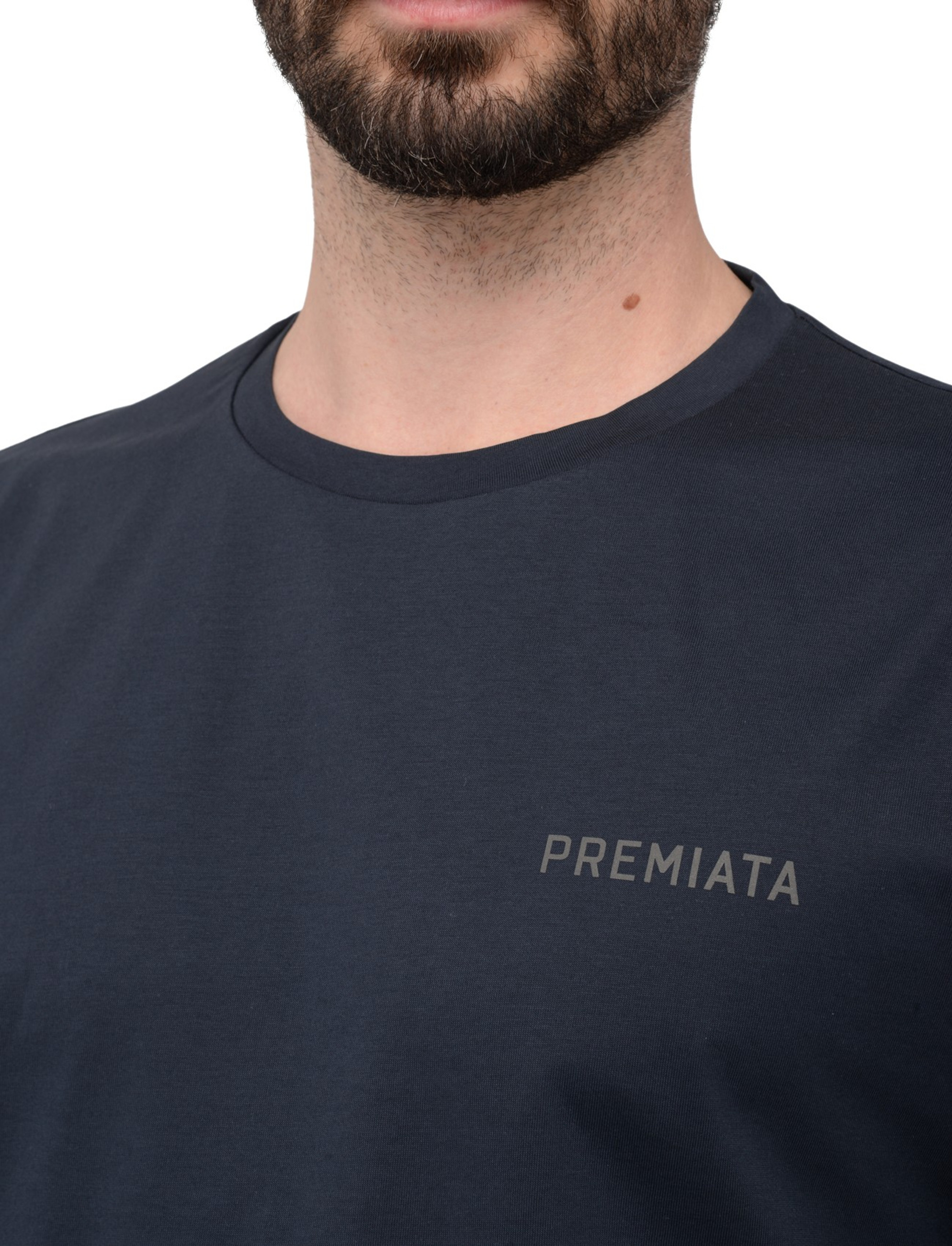 Premiata T-shirt in blue cotton jersey | H-Brands