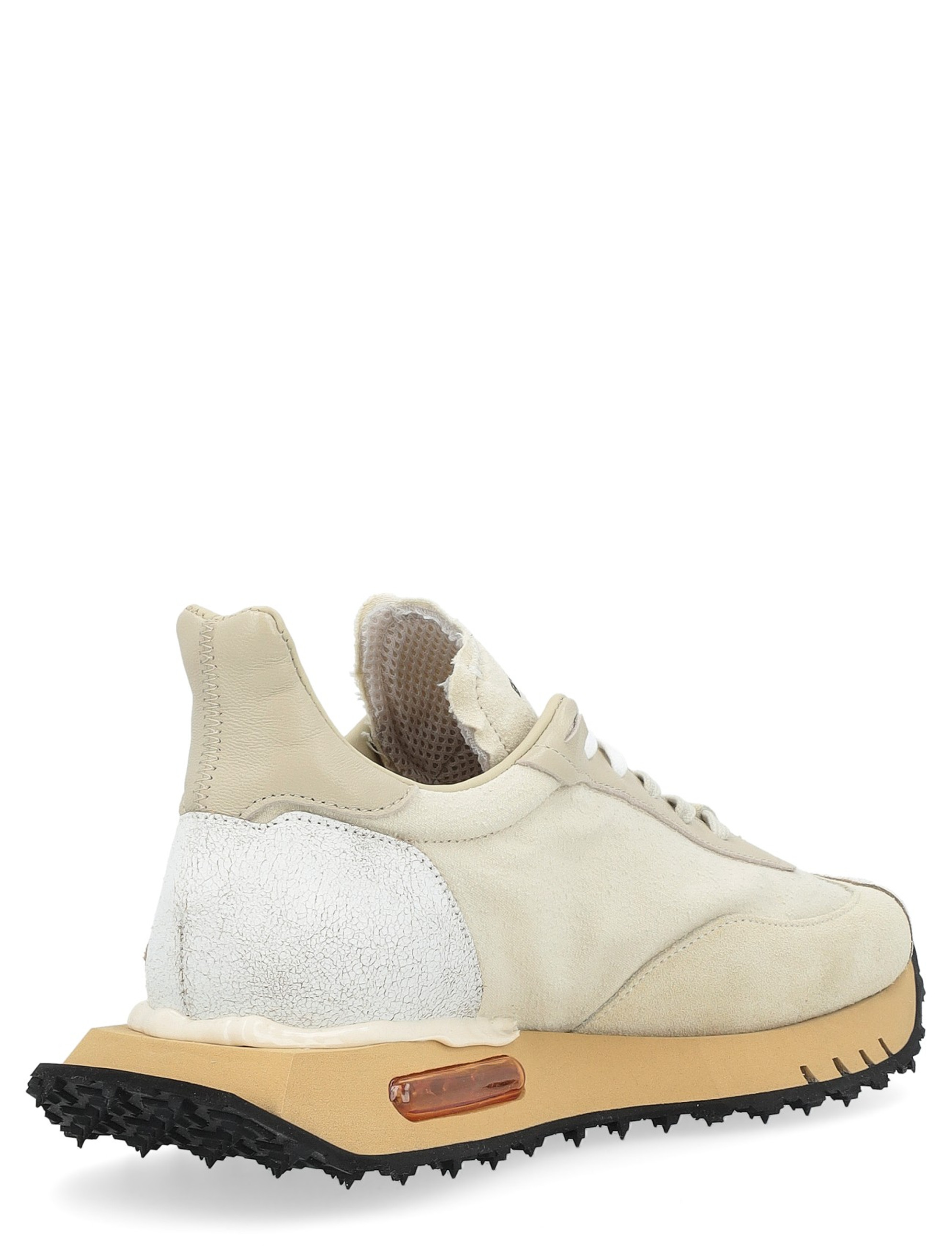 スニーカー Bepositive F4WORACE01/BLA Sneakers Space Race - Laser Cut Sneaker BePositive Space Race in pelle beige | H-Brands