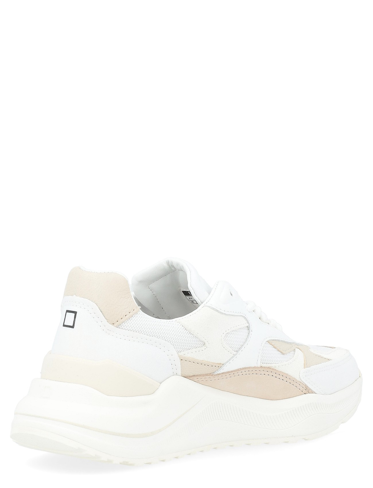 D.A.T.E. Sneakers in White Fabric and Nylon | H-Brands