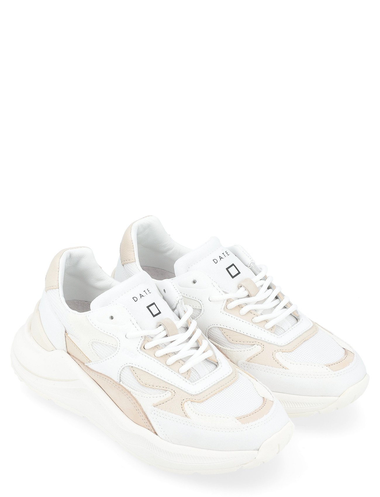 靴 D.A.T.E fuga classic white/beige EU42 D.A.T.E fuga classic white/beige EU42 D.A.T.E. - Sneakers Fuga