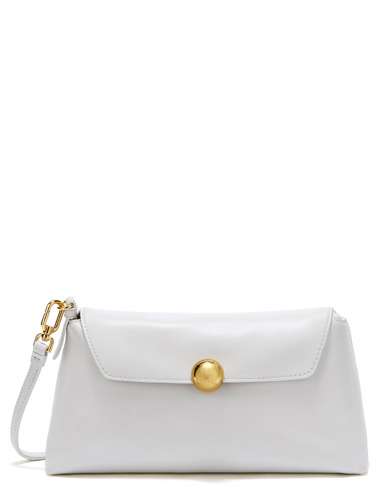 Furla Soft Mini Tasche aus weißem Leder