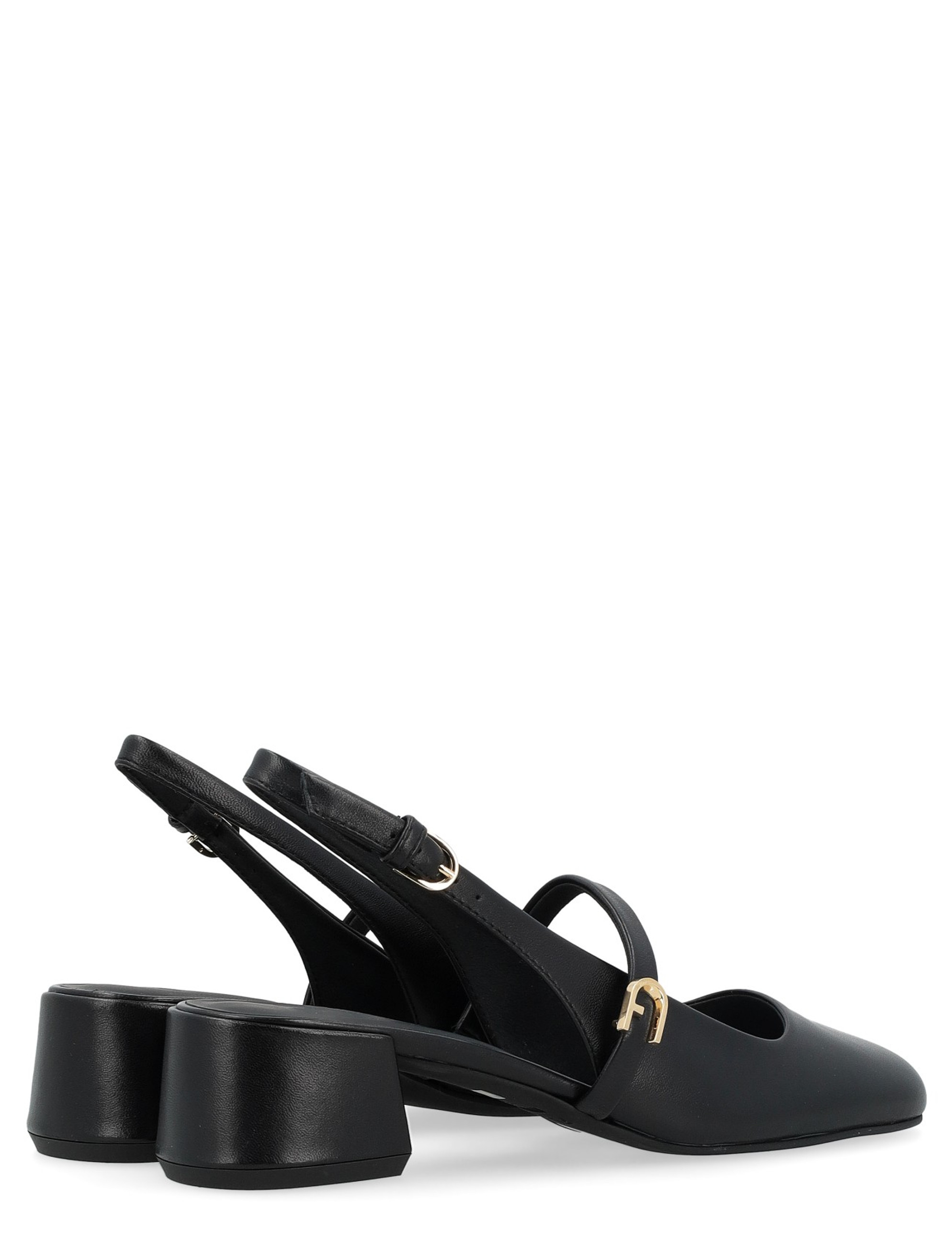 パンプス FURLA YJ37HIC 30000 O6000 Pumps mary jane shoes in black Furla black leather slingback | H-Brands