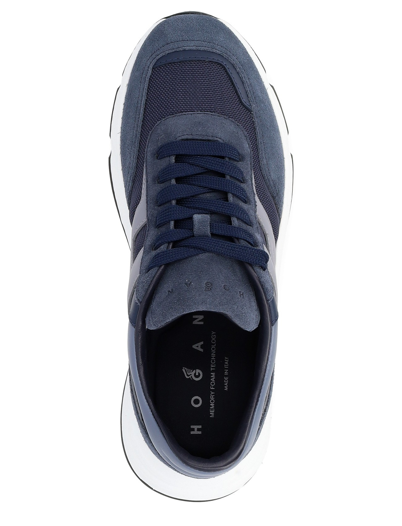 Hogan Hyperlight blue suede sneaker H-Brands